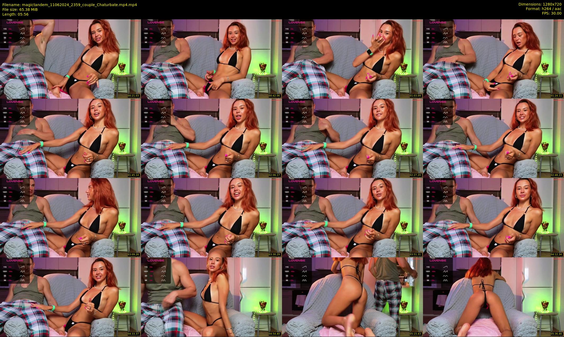 magictandem — 6 minute Chaturbate couple cam show recording, 720p, Jun 11, 2024