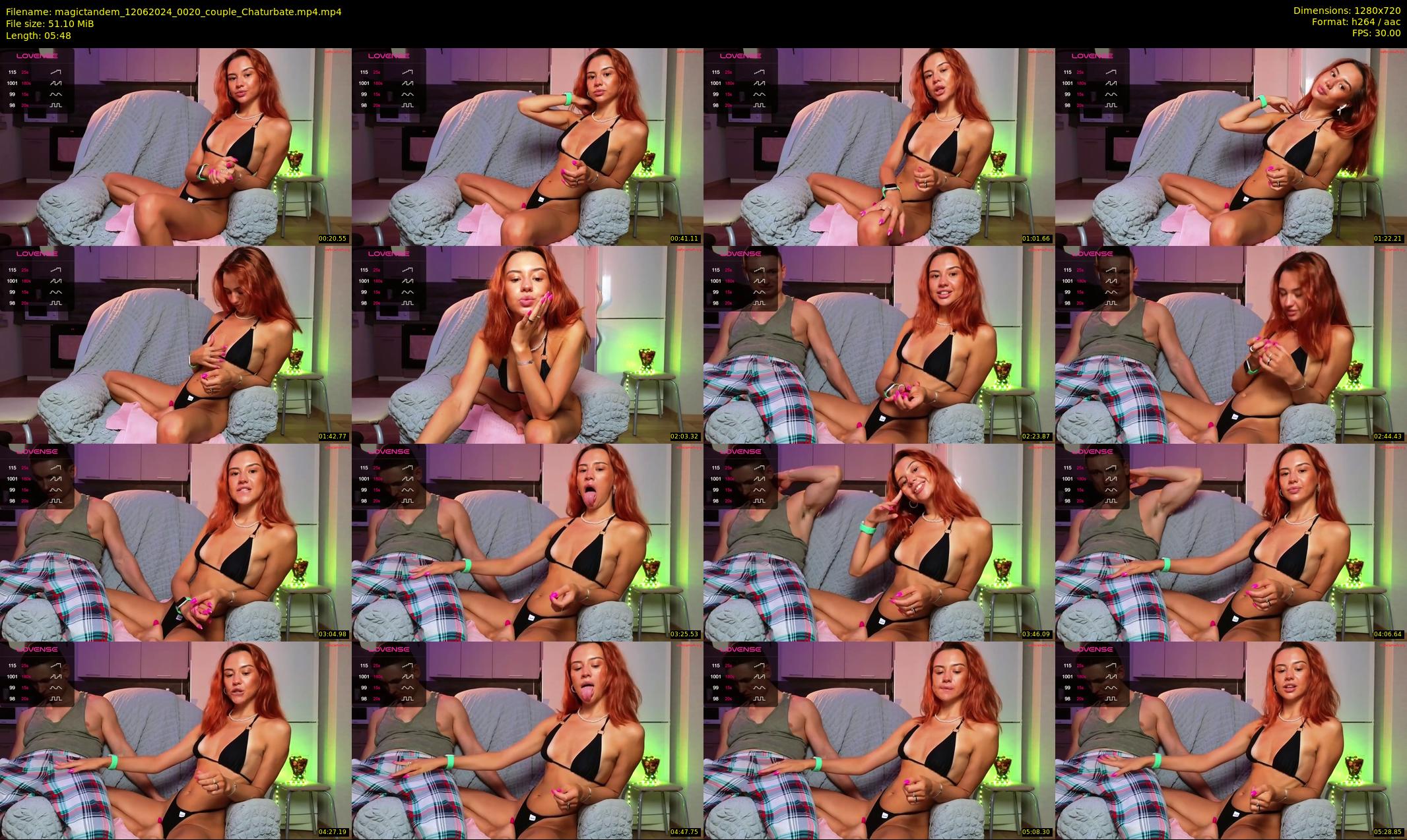 magictandem — 6 minute Chaturbate couple cam show recording, 720p, Jun 12, 2024