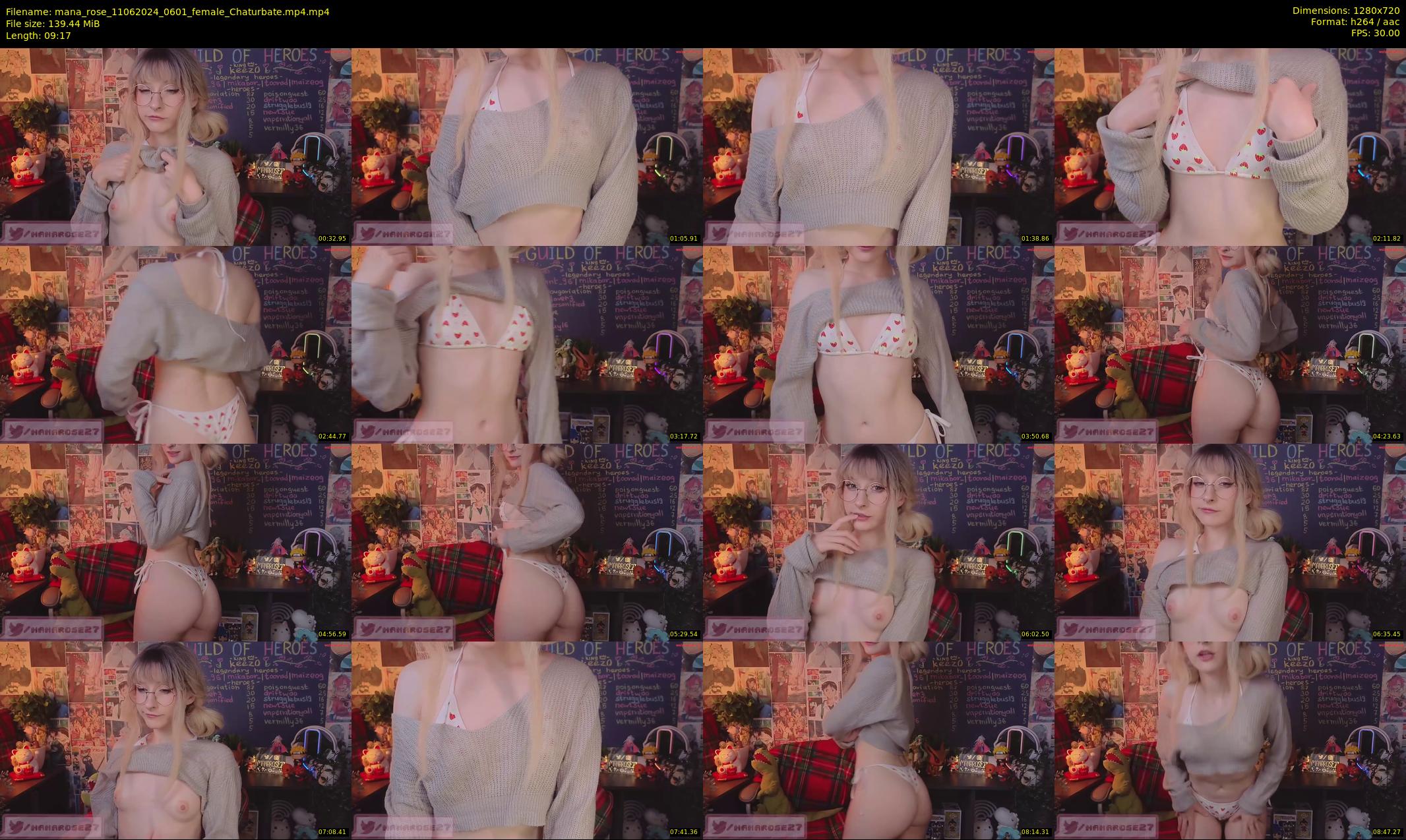 mana_rose — 10 minute Chaturbate female cam show recording, 720p, Jun 11, 2024