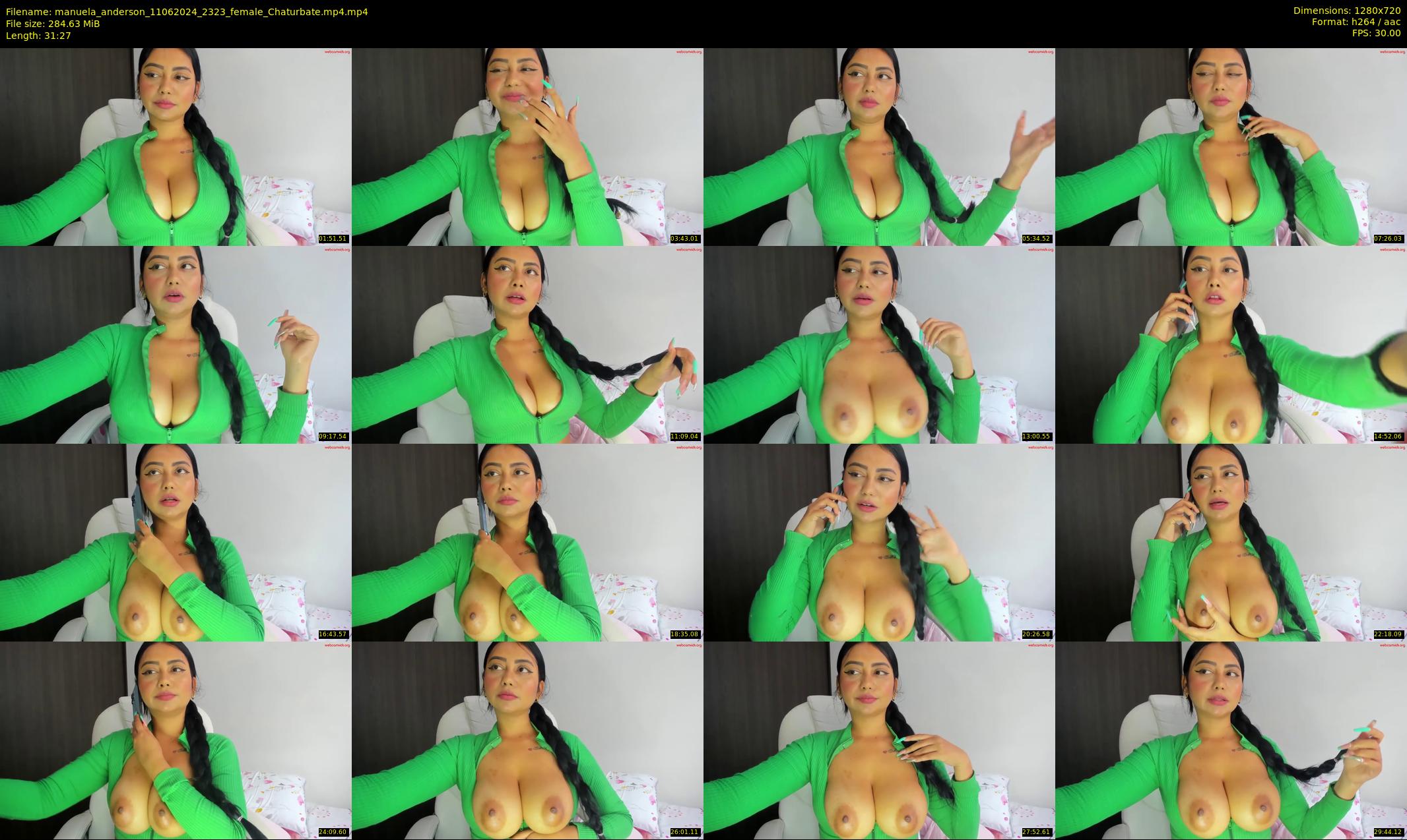 manuela_anderson — 32 minute Chaturbate female cam show recording, 720p, Jun 11, 2024