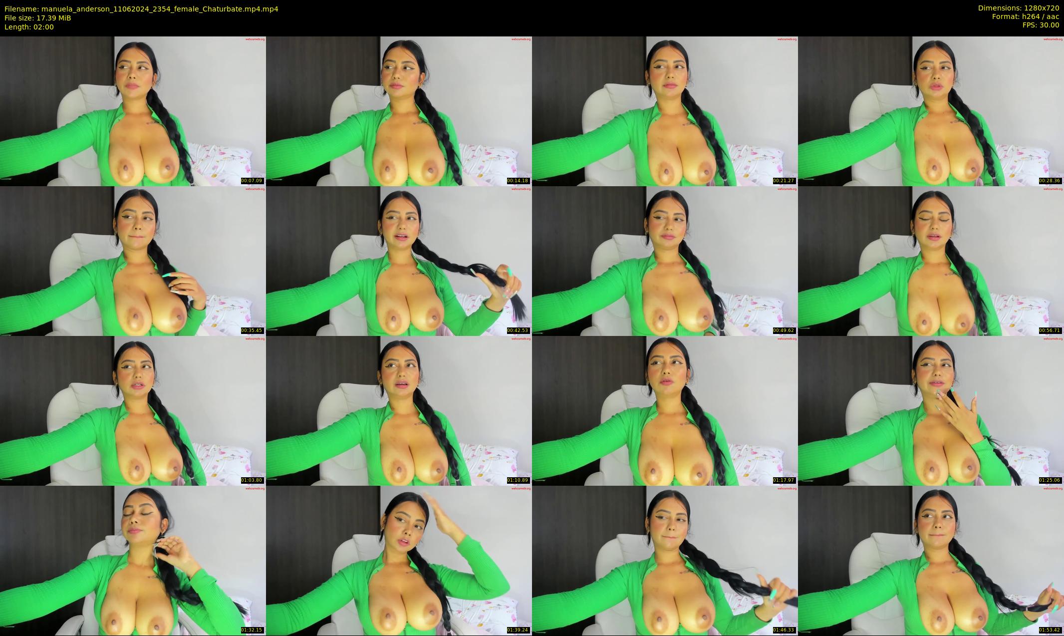 manuela_anderson — 2 minute Chaturbate female cam show recording, 720p, Jun 11, 2024