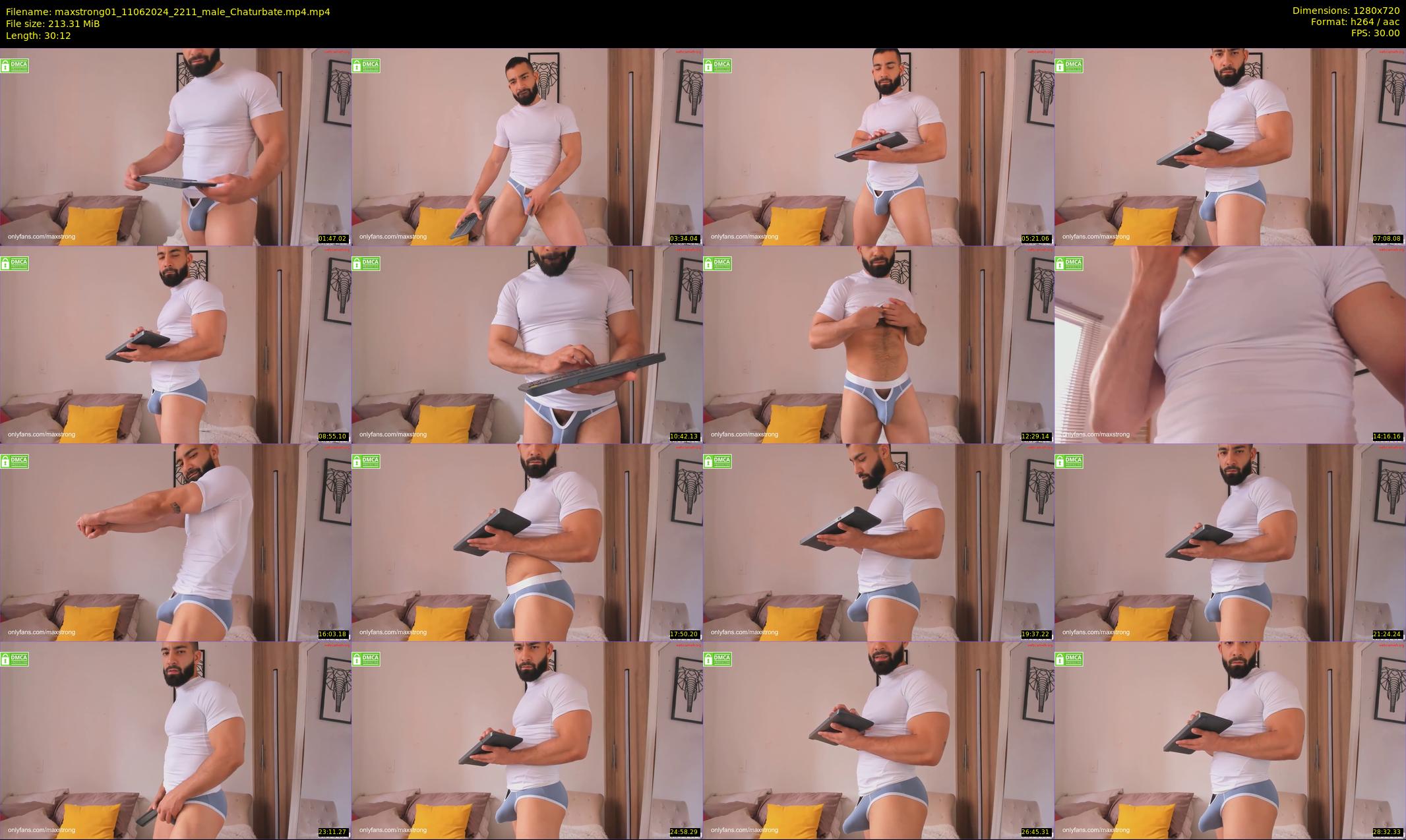 maxstrong01 — 31 minute Chaturbate male cam show recording, 720p, Jun 11, 2024