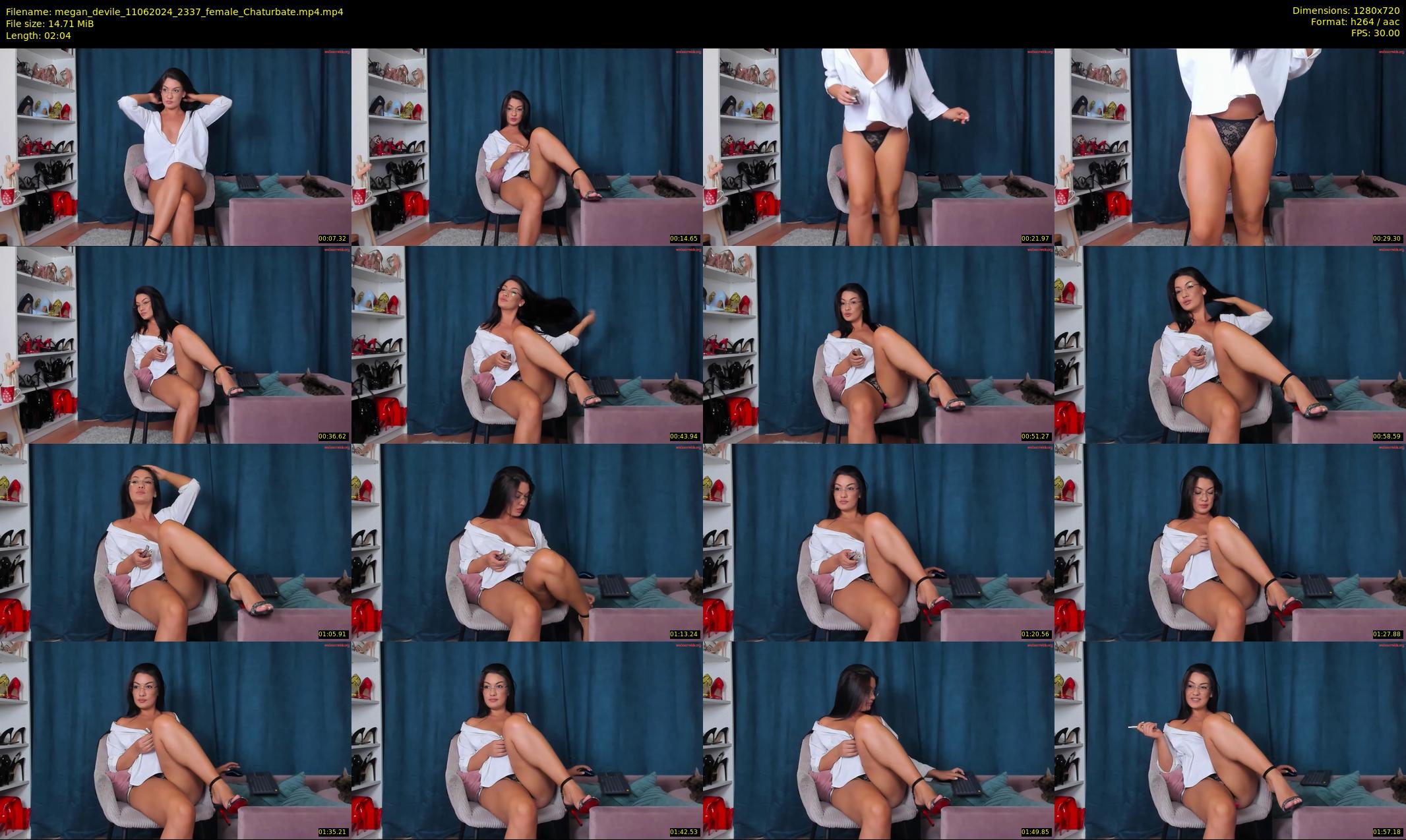 megan_devile — 3 minute Chaturbate female cam show recording, 720p, Jun 11, 2024