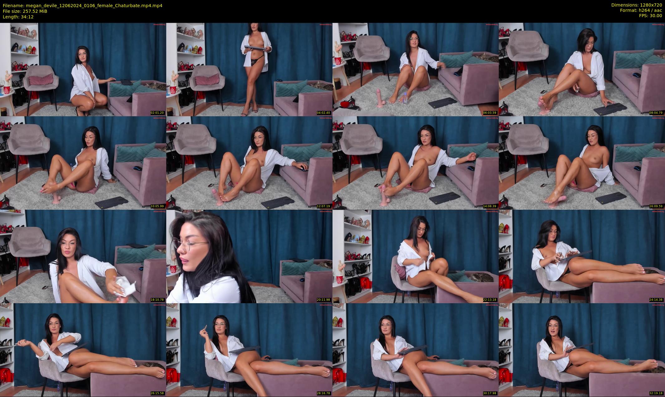 megan_devile — 35 minute Chaturbate female cam show recording, 720p, Jun 12, 2024