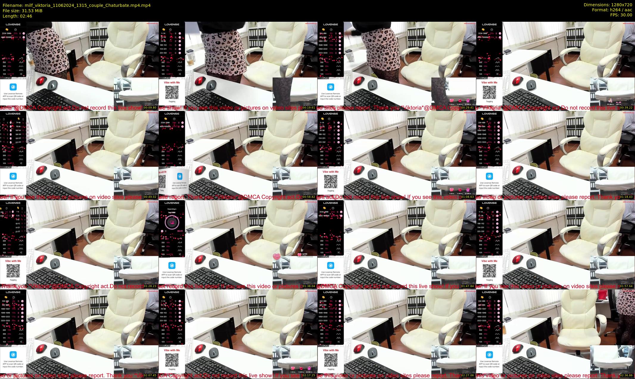 milf_viktoria — 3 minute Chaturbate female cam show recording, 720p, Jun 11, 2024