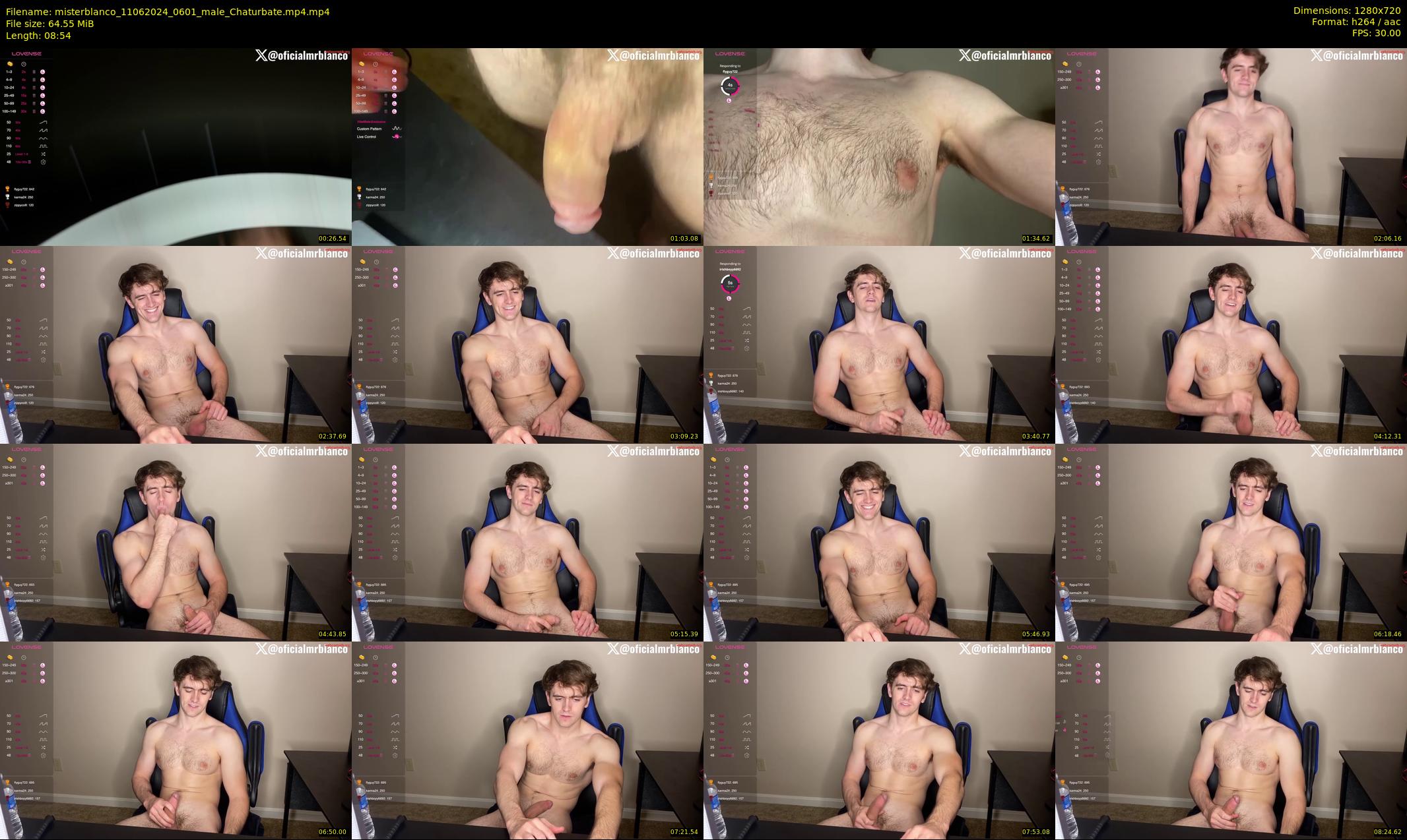 misterblanco — 9 minute Chaturbate male cam show recording, 720p, Jun 11, 2024