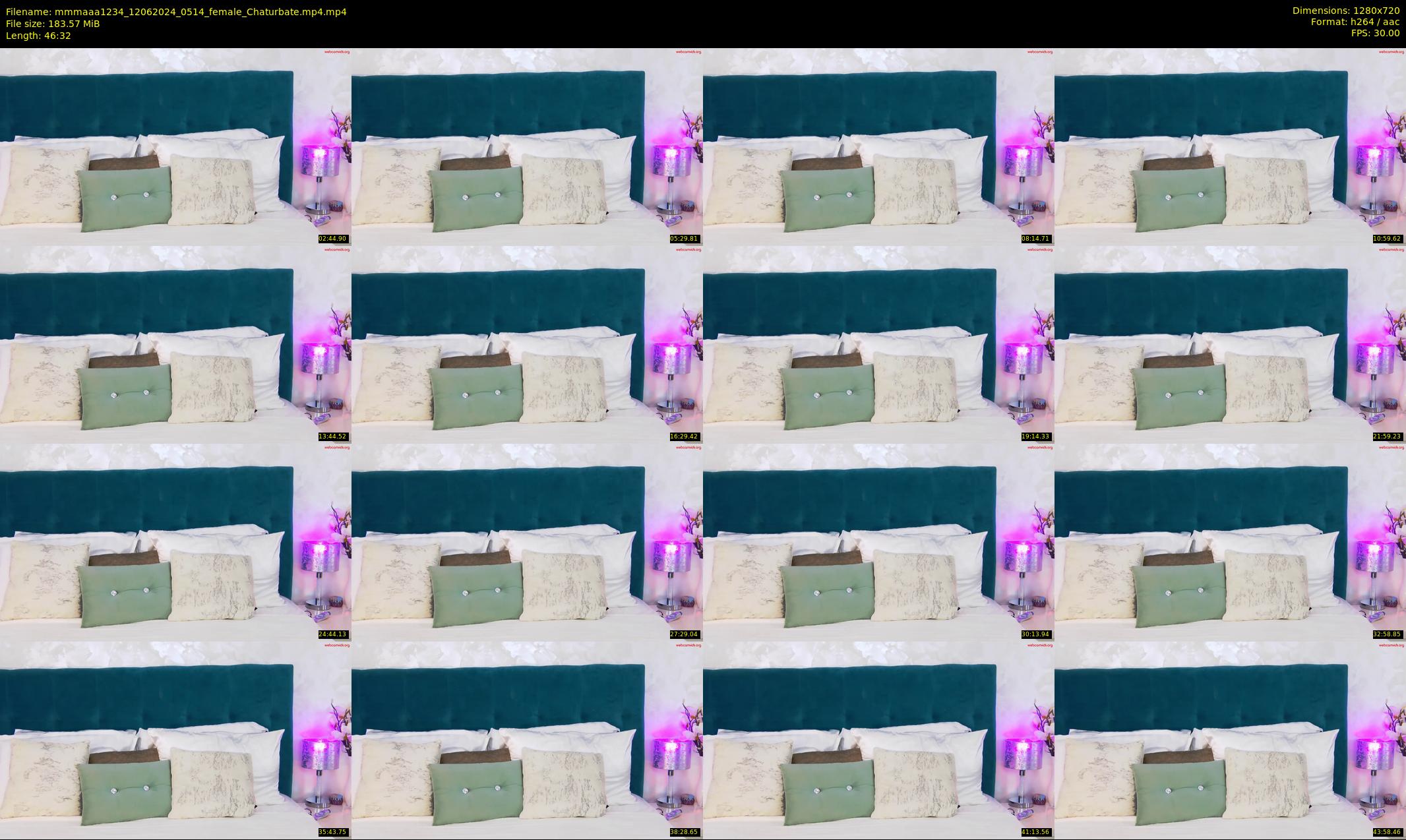 mmmaaa1234 — 47 minute Chaturbate female cam show recording, 720p, Jun 12, 2024