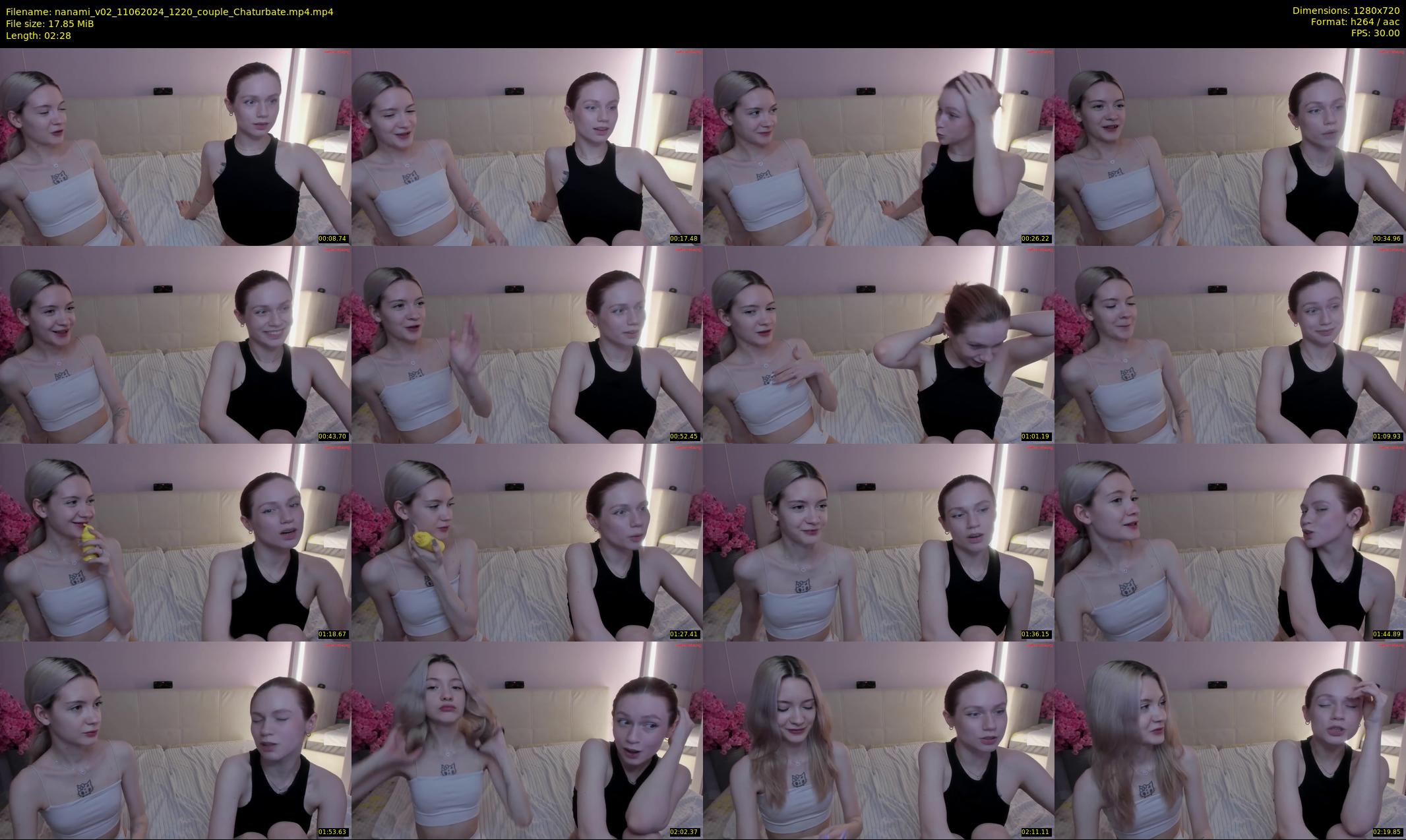 nanami_v02 — 3 minute Chaturbate couple cam show recording, 720p, Jun 11, 2024