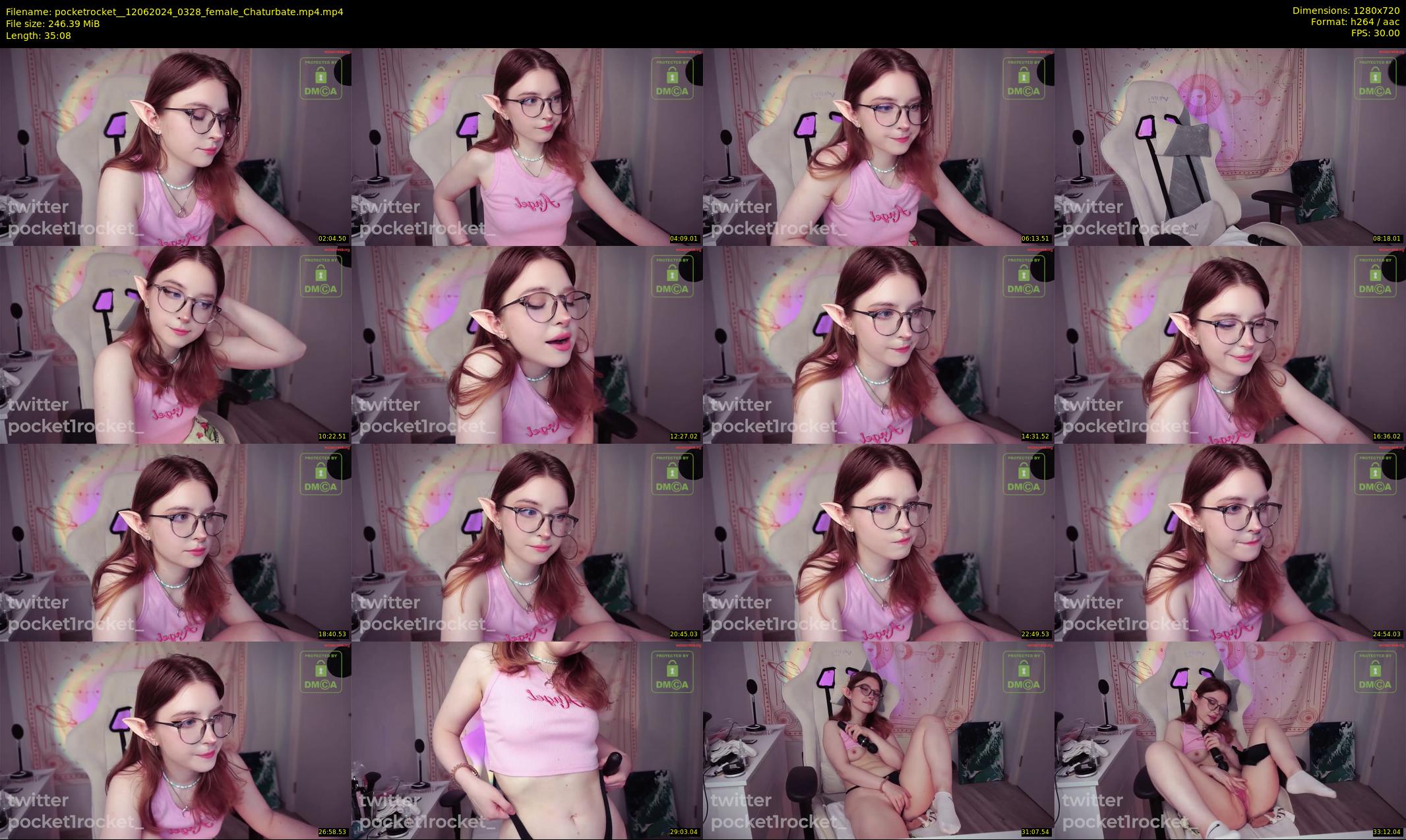 pocketrocket_ — 36 minute Chaturbate female cam show recording, 720p, Jun 12, 2024