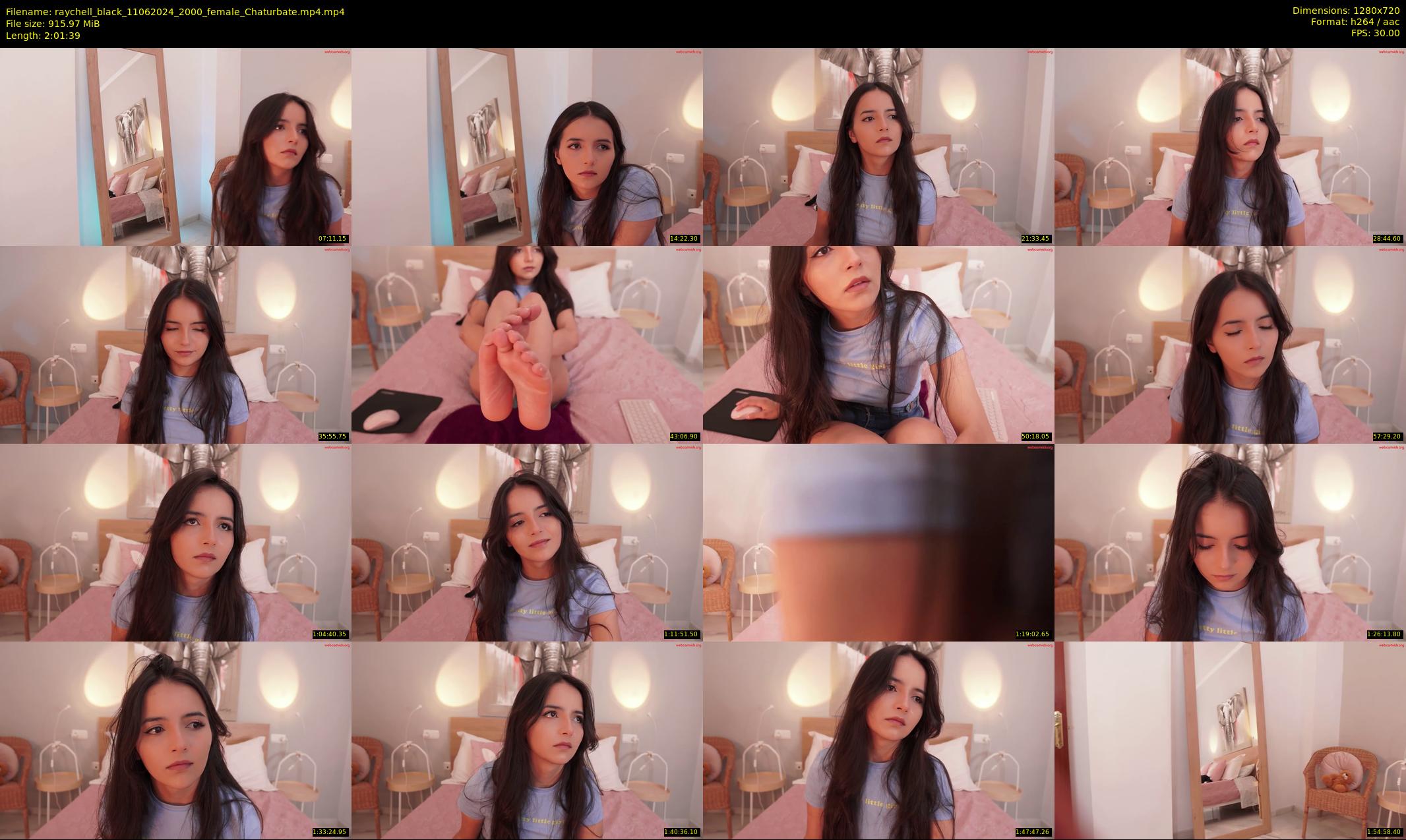 raychell_black — 122 minute Chaturbate female cam show recording, 720p, Jun 11, 2024