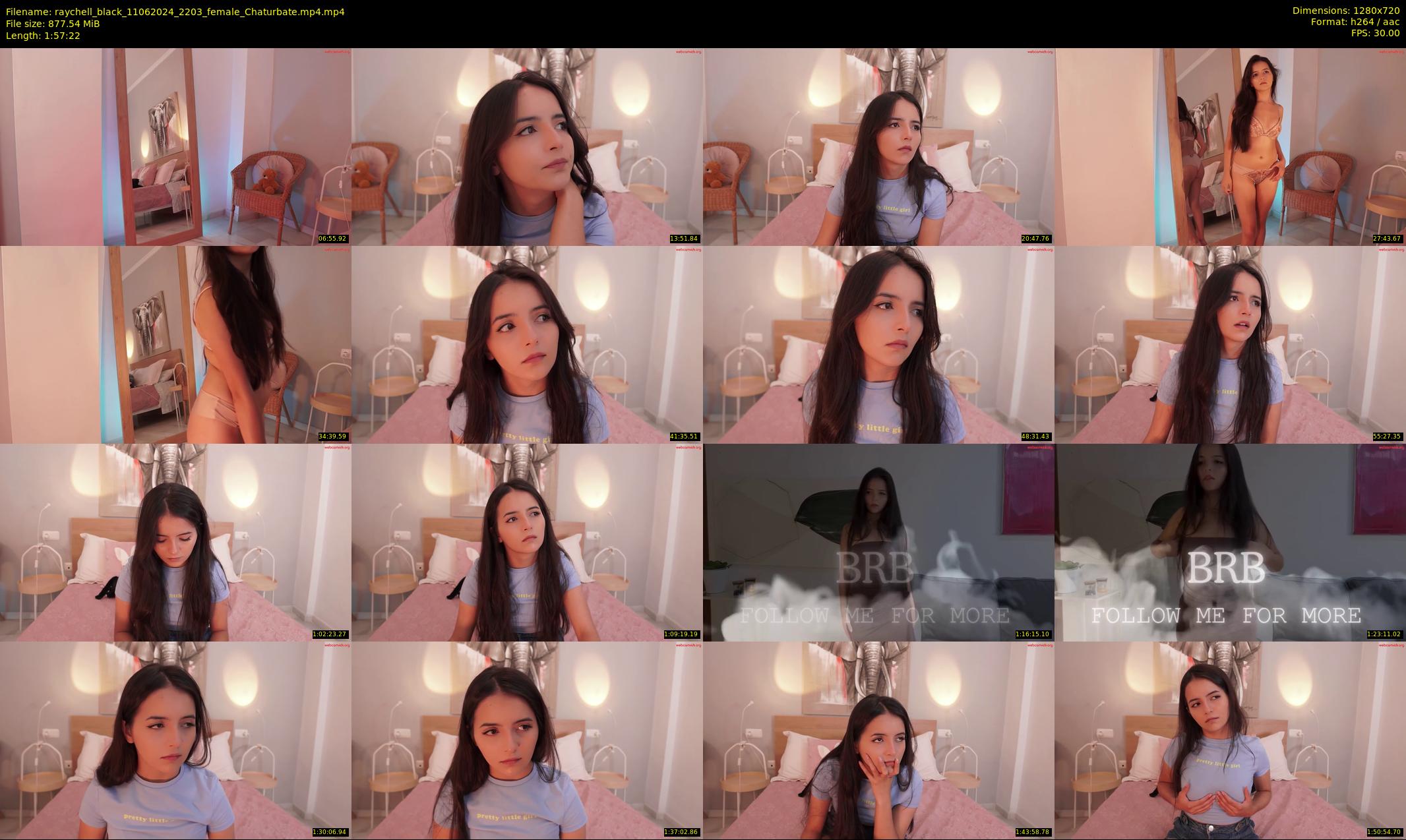 raychell_black — 118 minute Chaturbate female cam show recording, 720p, Jun 11, 2024