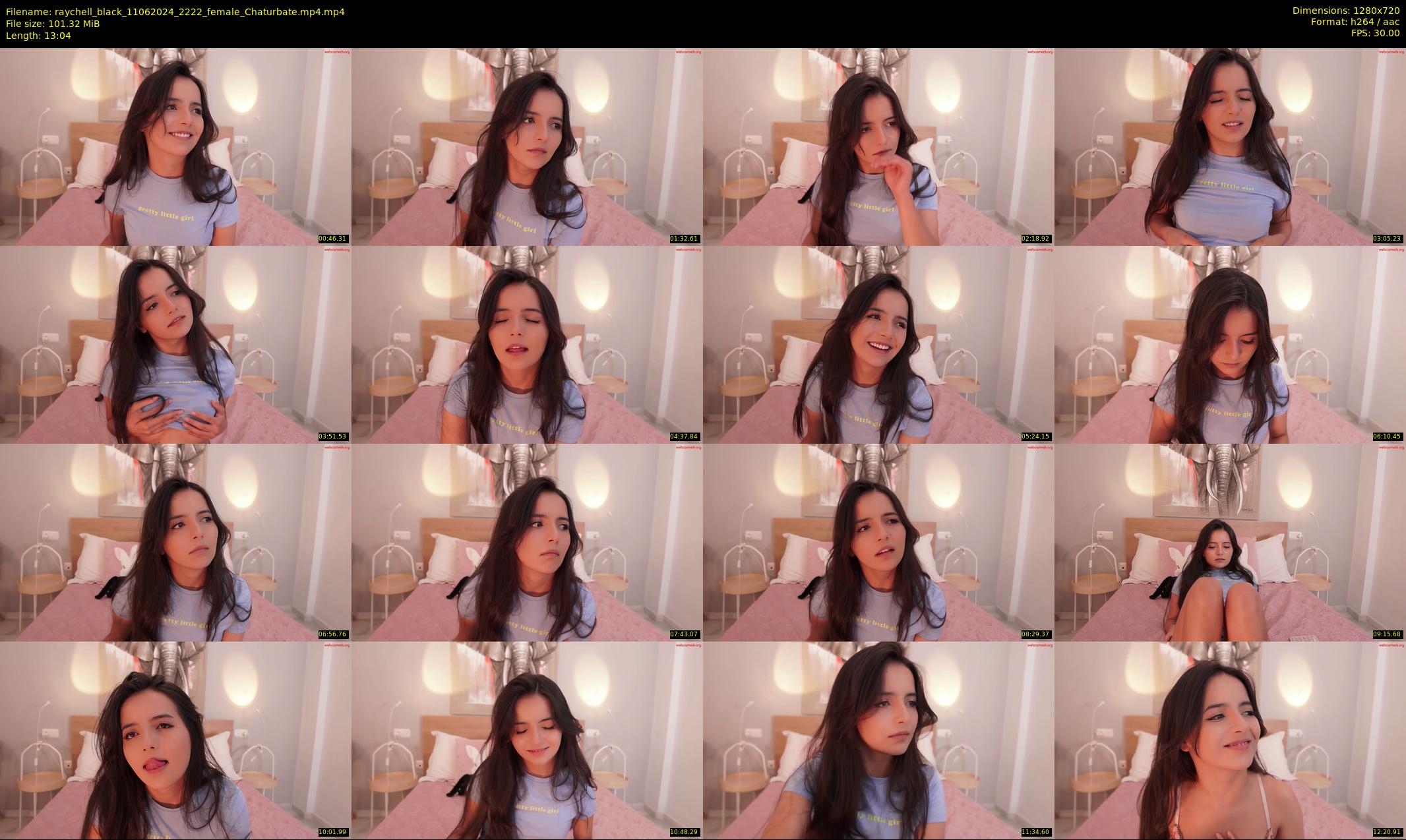 raychell_black — 14 minute Chaturbate female cam show recording, 720p, Jun 11, 2024