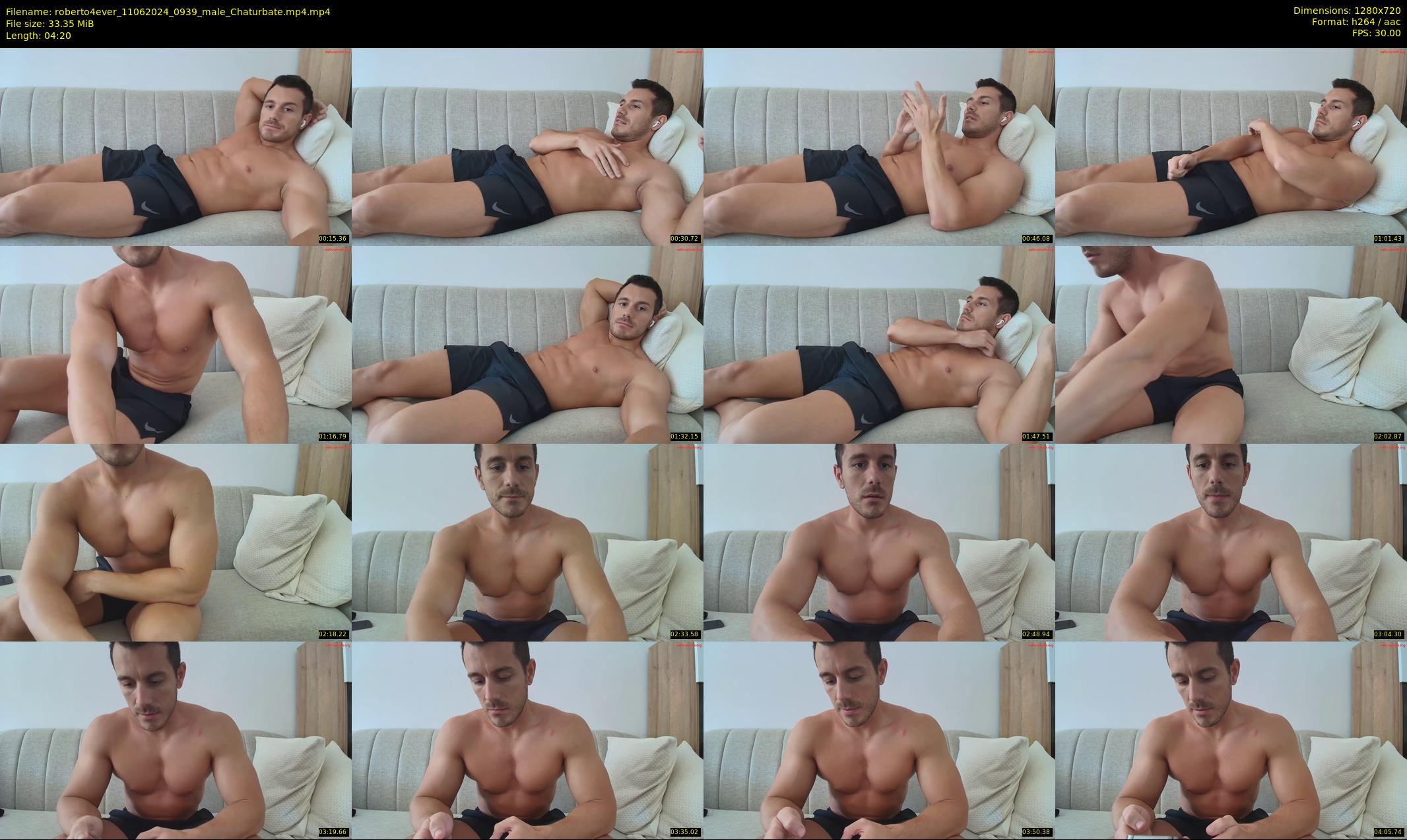 roberto4ever — 5 minute Chaturbate male cam show recording, 720p, Jun 11, 2024