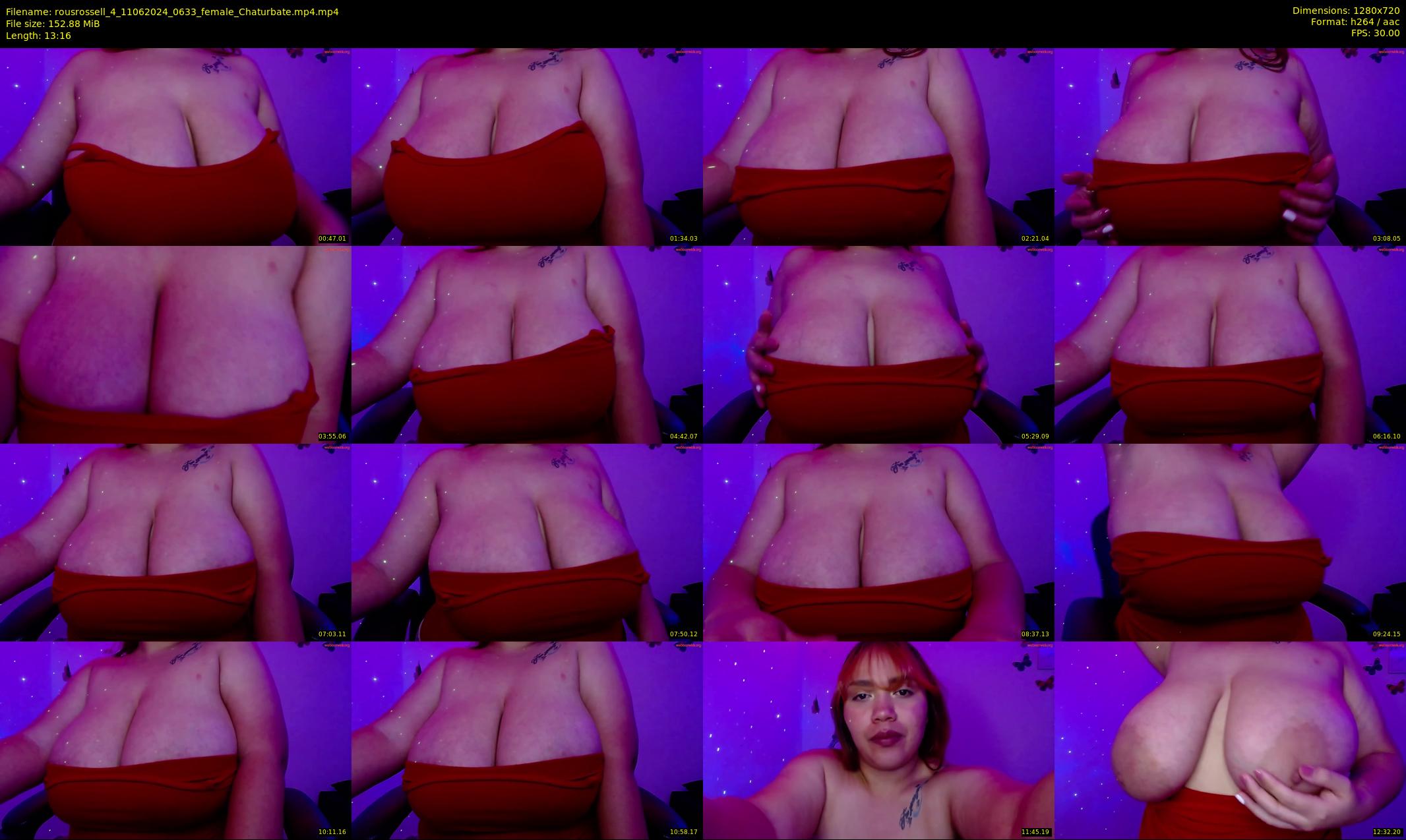rousrossell_4 — 14 minute Chaturbate female cam show recording, 720p, Jun 11, 2024