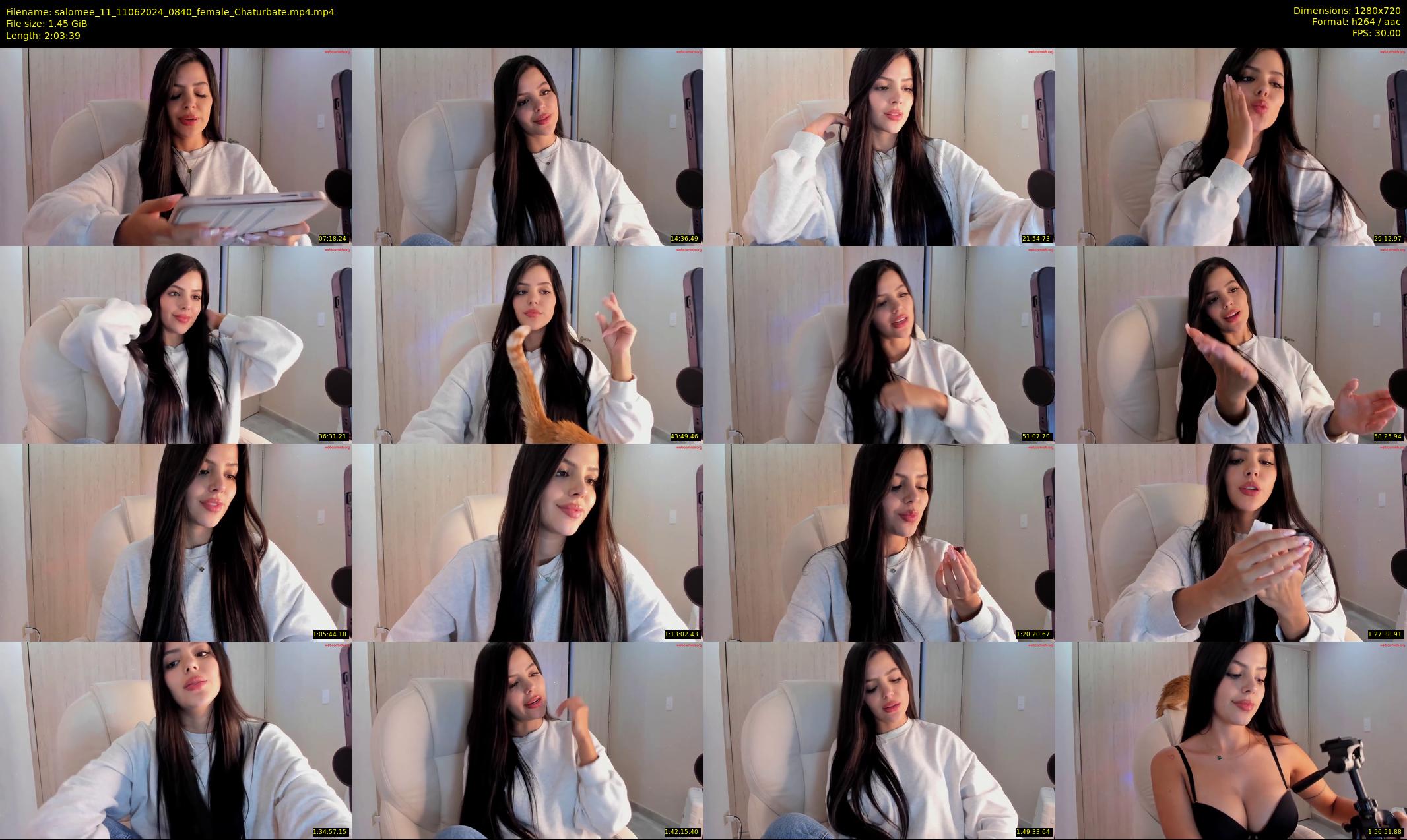 salomee_11 — 124 minute Chaturbate female cam show recording, 720p, Jun 11, 2024