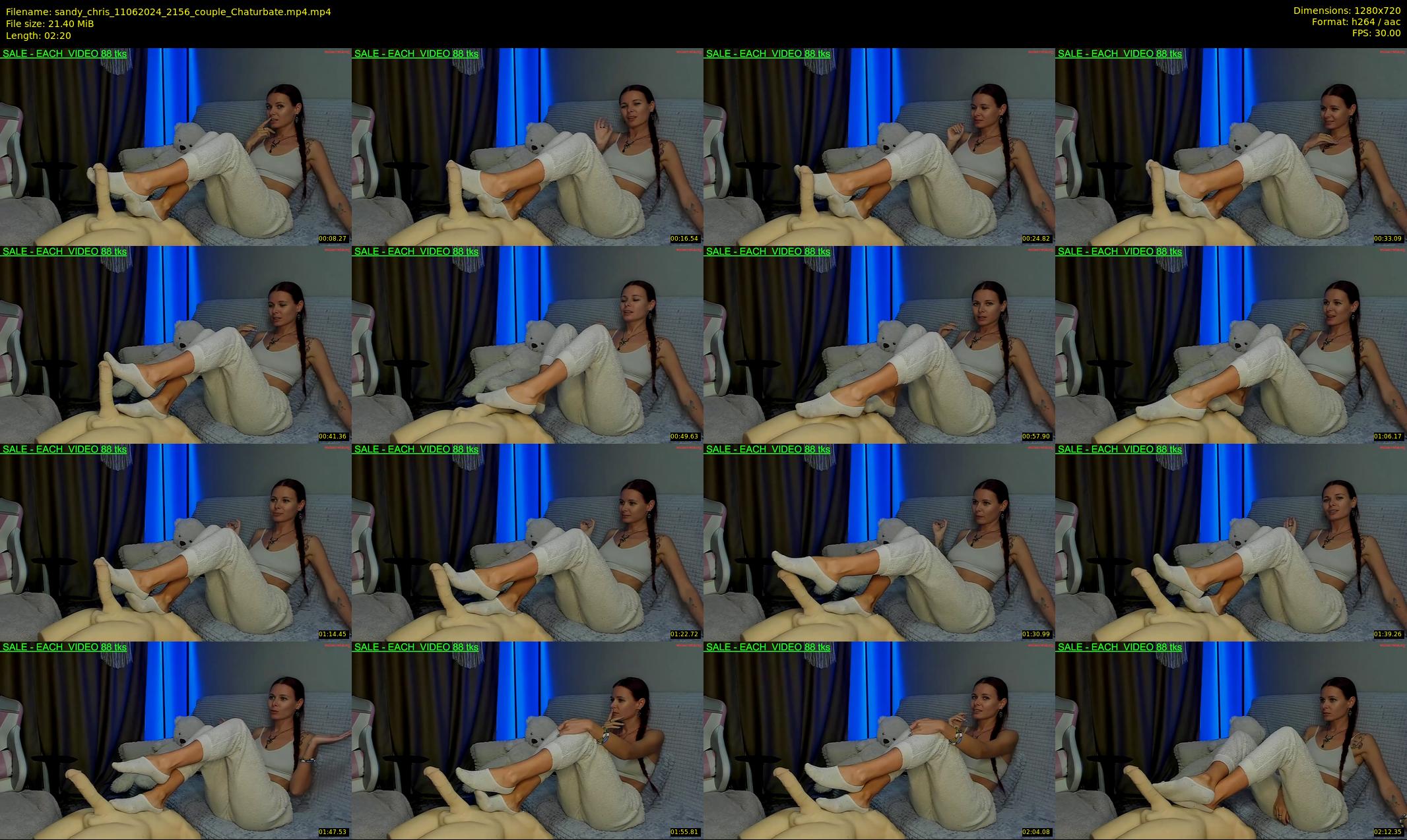 sandy_chris — 3 minute Chaturbate couple cam show recording, 720p, Jun 11, 2024
