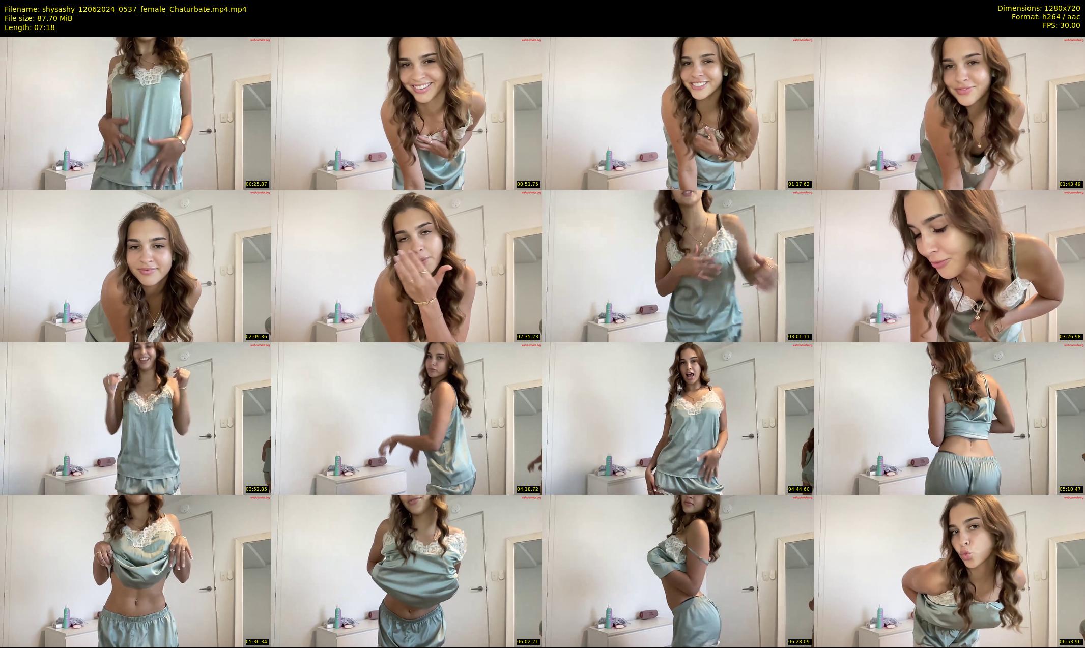 shysashy — 8 minute Chaturbate female cam show recording, 720p, Jun 12, 2024