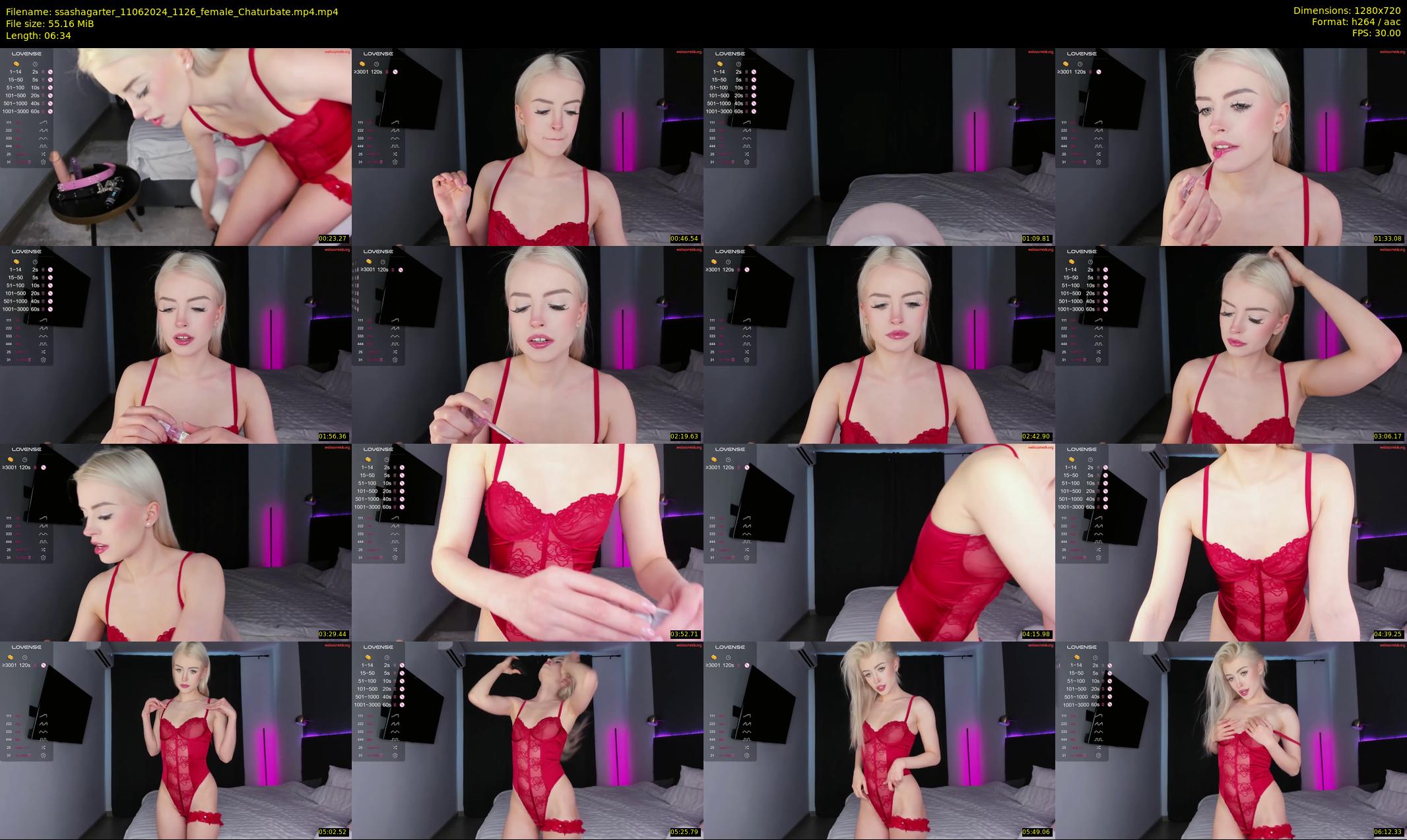 ssashagarter — 7 minute Chaturbate female cam show recording, 720p, Jun 11, 2024