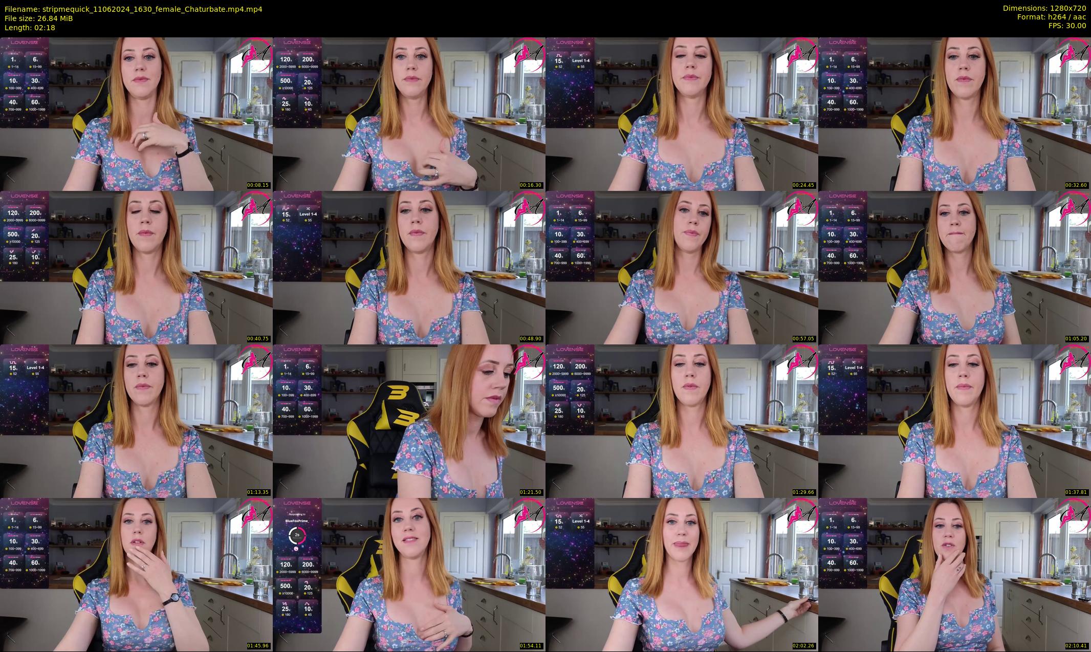 stripmequick — 3 minute Chaturbate female cam show recording, 720p, Jun 11, 2024