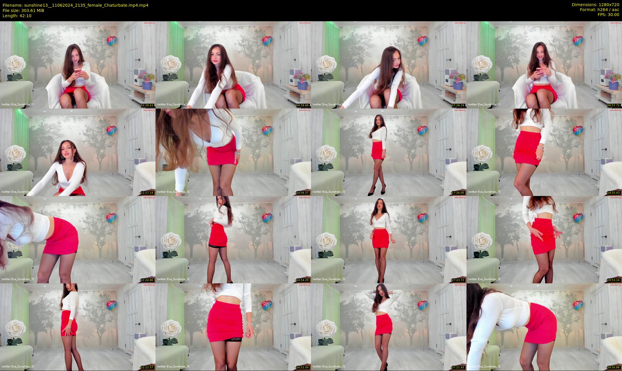 sunshine13_ — 43 minute Chaturbate female cam show recording, 720p, Jun 11, 2024