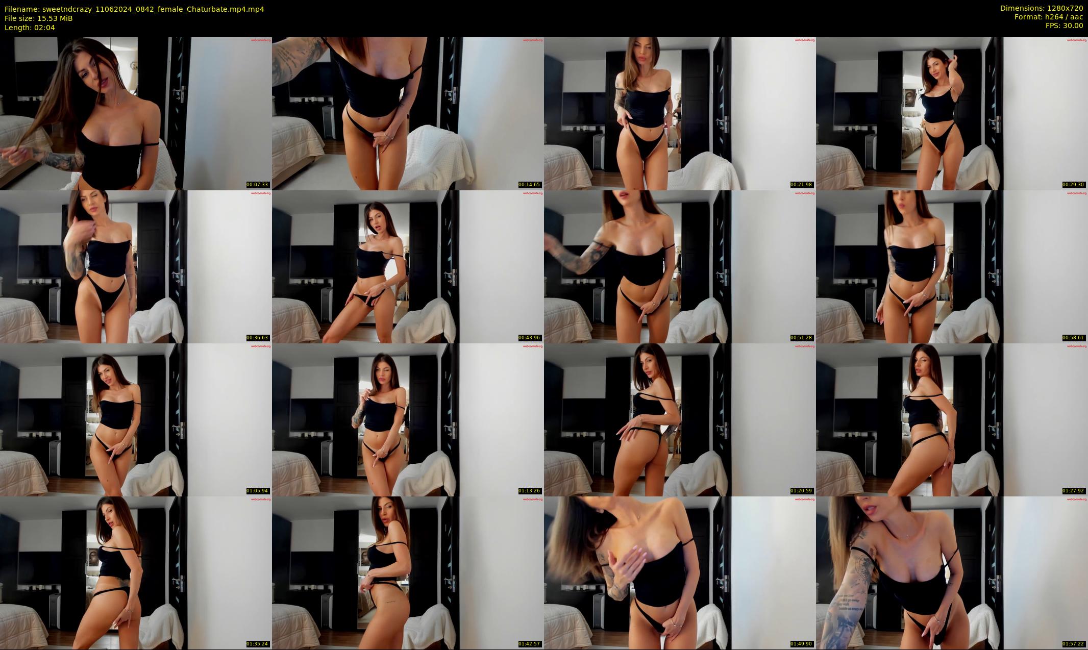 sweetndcrazy — 3 minute Chaturbate female cam show recording, 720p, Jun 11, 2024