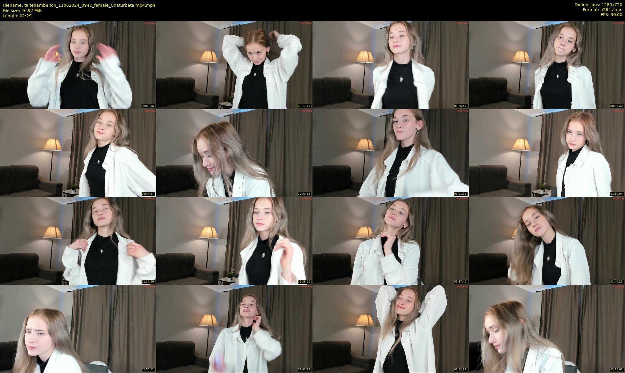 taitehambelton — 3 minute Chaturbate female cam show recording, 720p, Jun 11, 2024