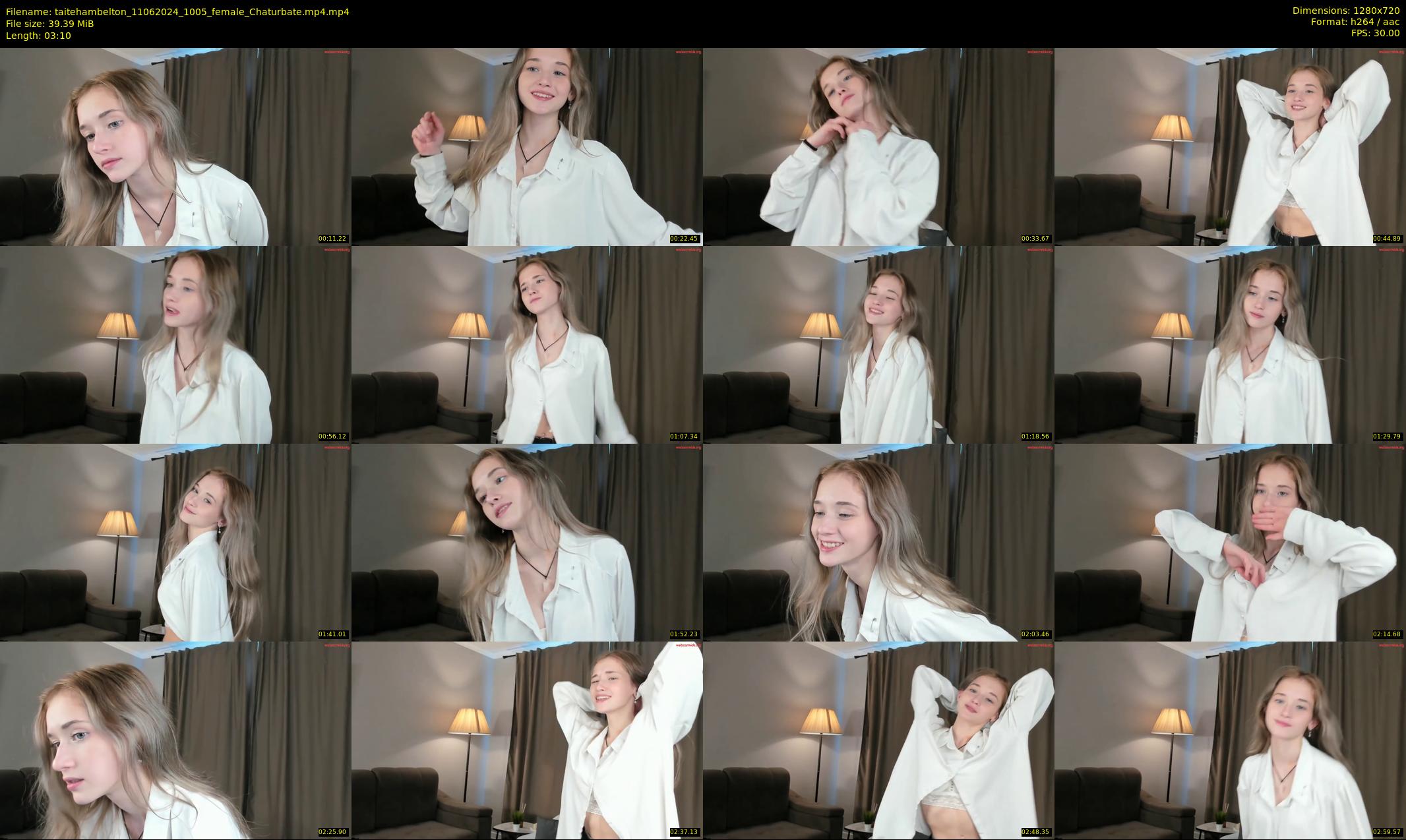 taitehambelton — 4 minute Chaturbate female cam show recording, 720p, Jun 11, 2024