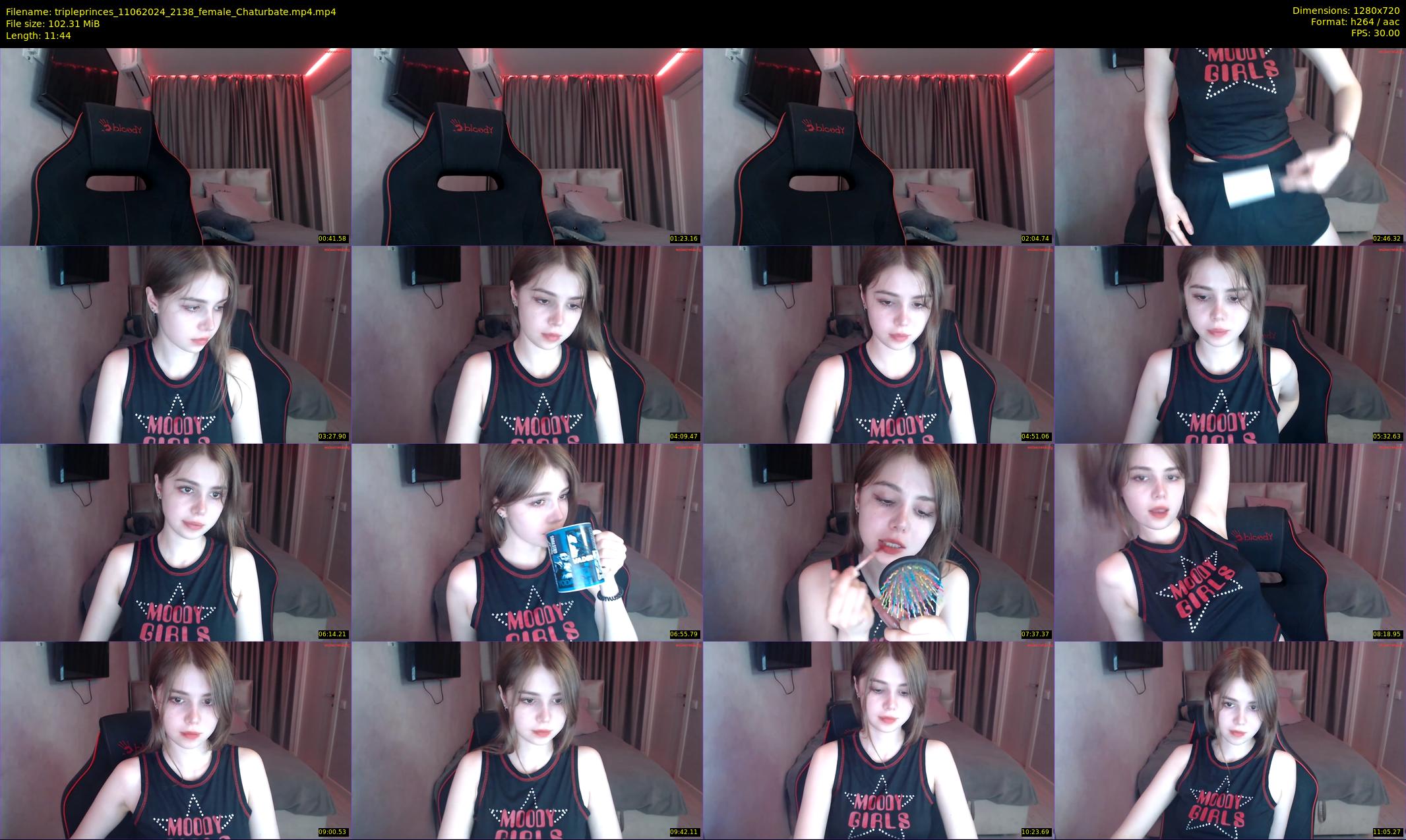 tripleprinces — 12 minute Chaturbate female cam show recording, 720p, Jun 11, 2024