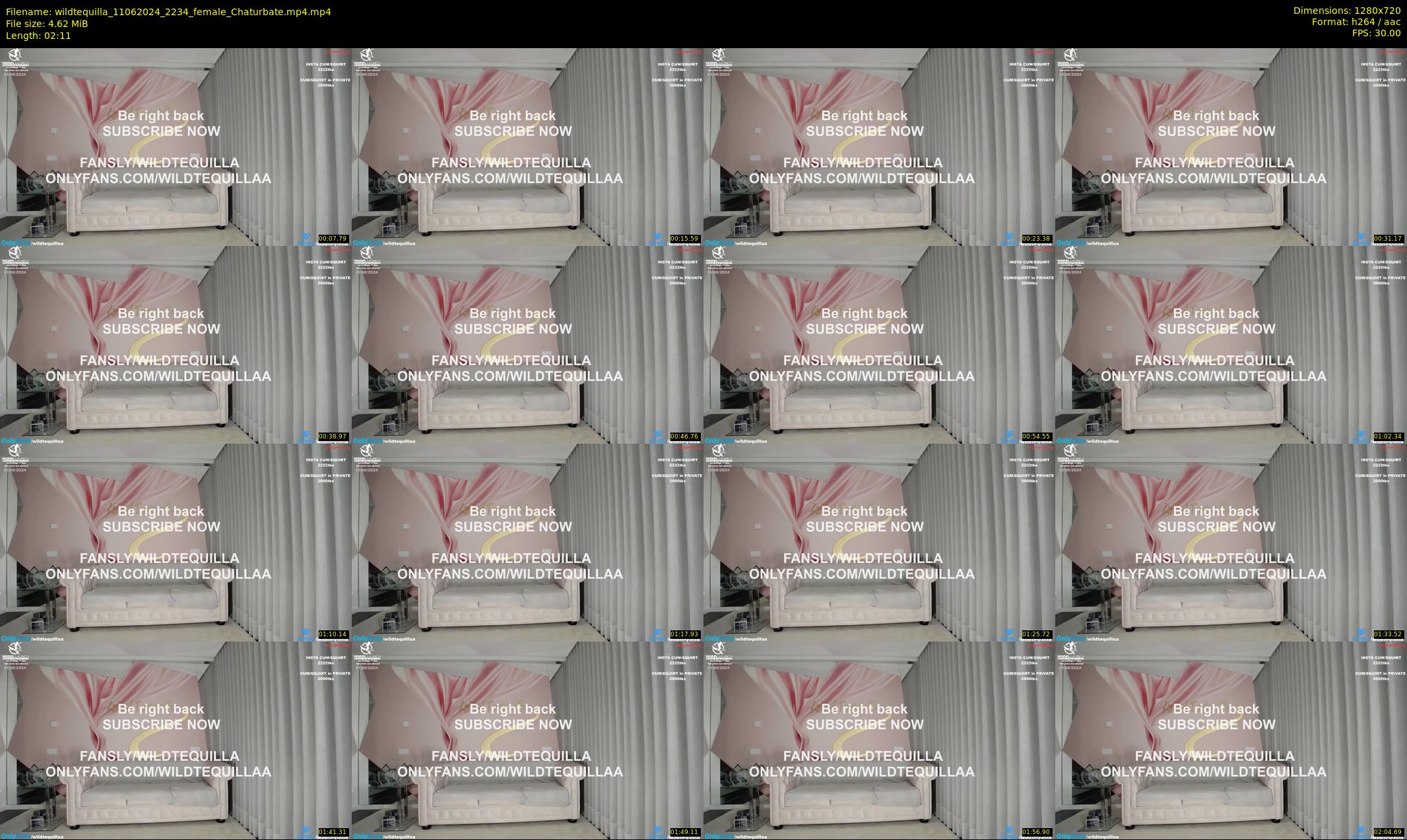 wildtequilla — 3 minute Chaturbate couple cam show recording, 720p, Jun 11, 2024