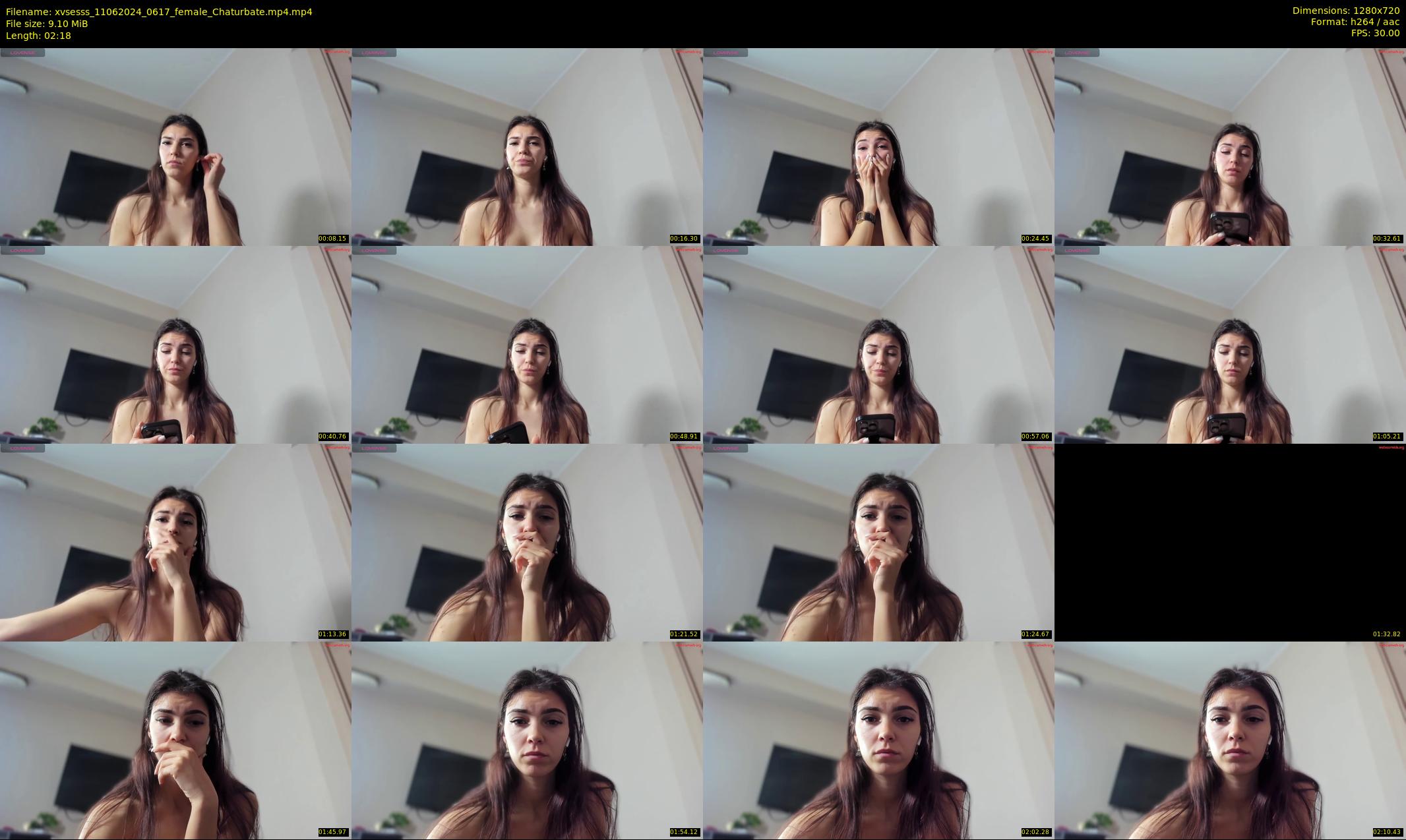 xvsesss — 3 minute Chaturbate female cam show recording, 720p, Jun 11, 2024
