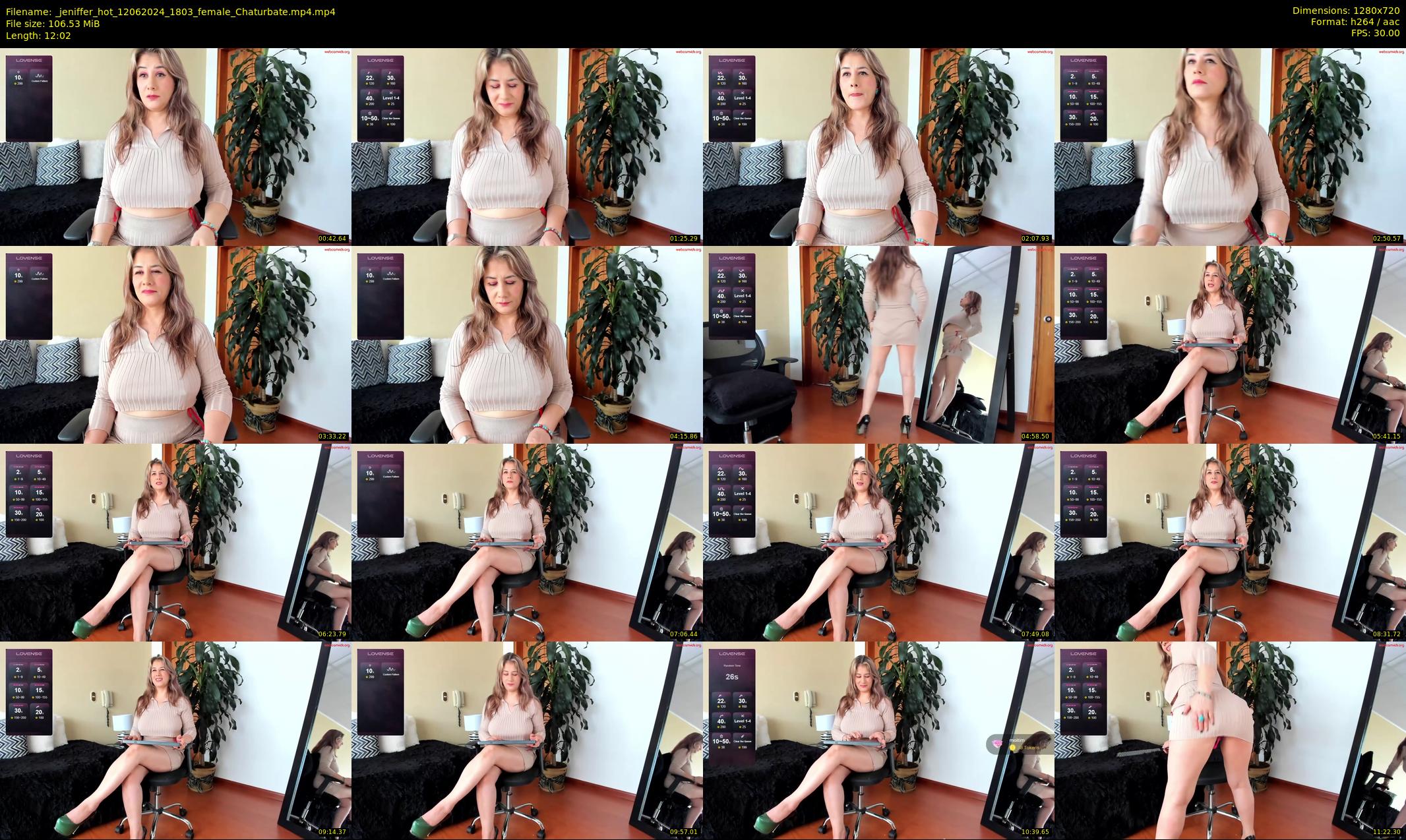 _jeniffer_hot — 13 minute Chaturbate female cam show recording, 720p, Jun 12, 2024