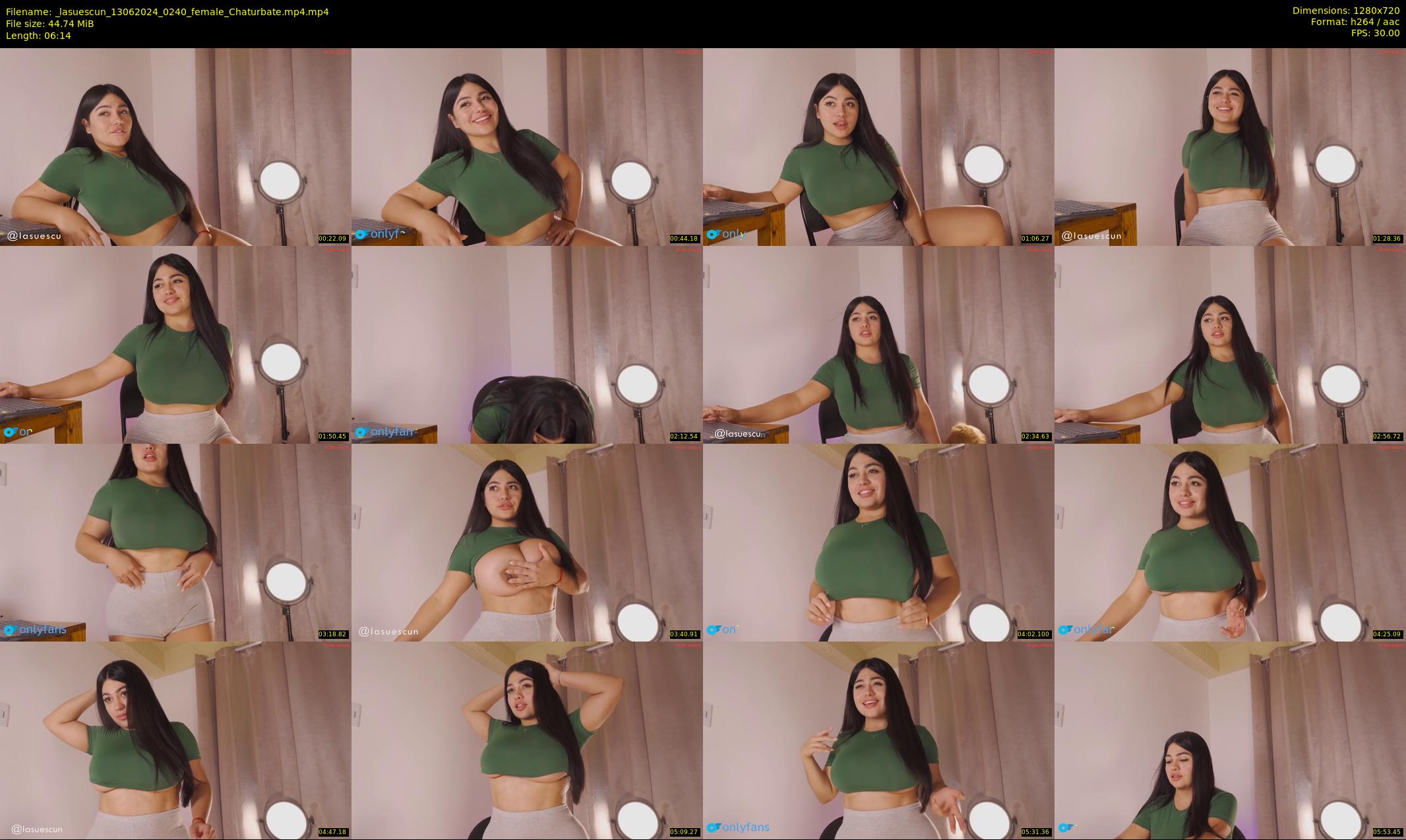 _lasuescun — 7 minute Chaturbate female cam show recording, 720p, Jun 13, 2024