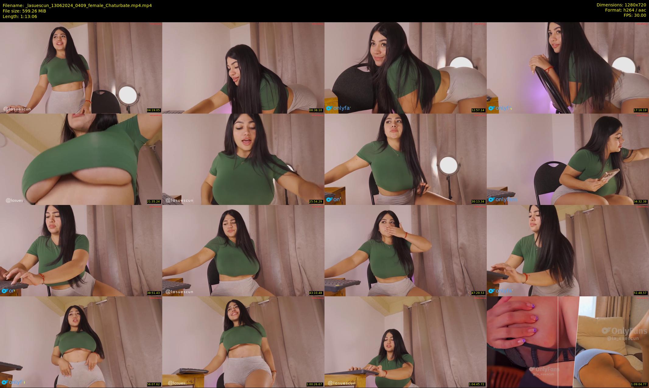 _lasuescun — 74 minute Chaturbate female cam show recording, 720p, Jun 13, 2024