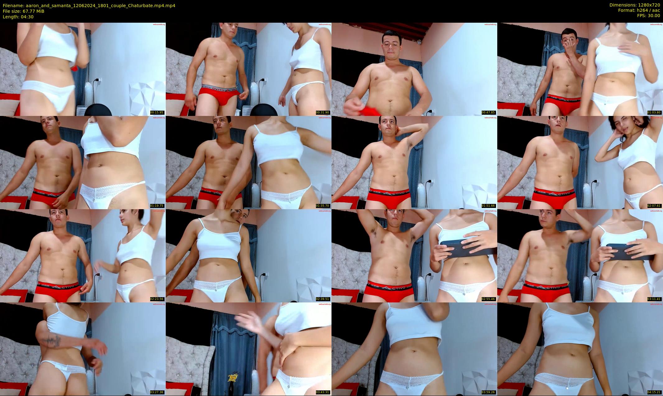 aaron_and_samanta — 5 minute Chaturbate couple cam show recording, 720p, Jun 12, 2024