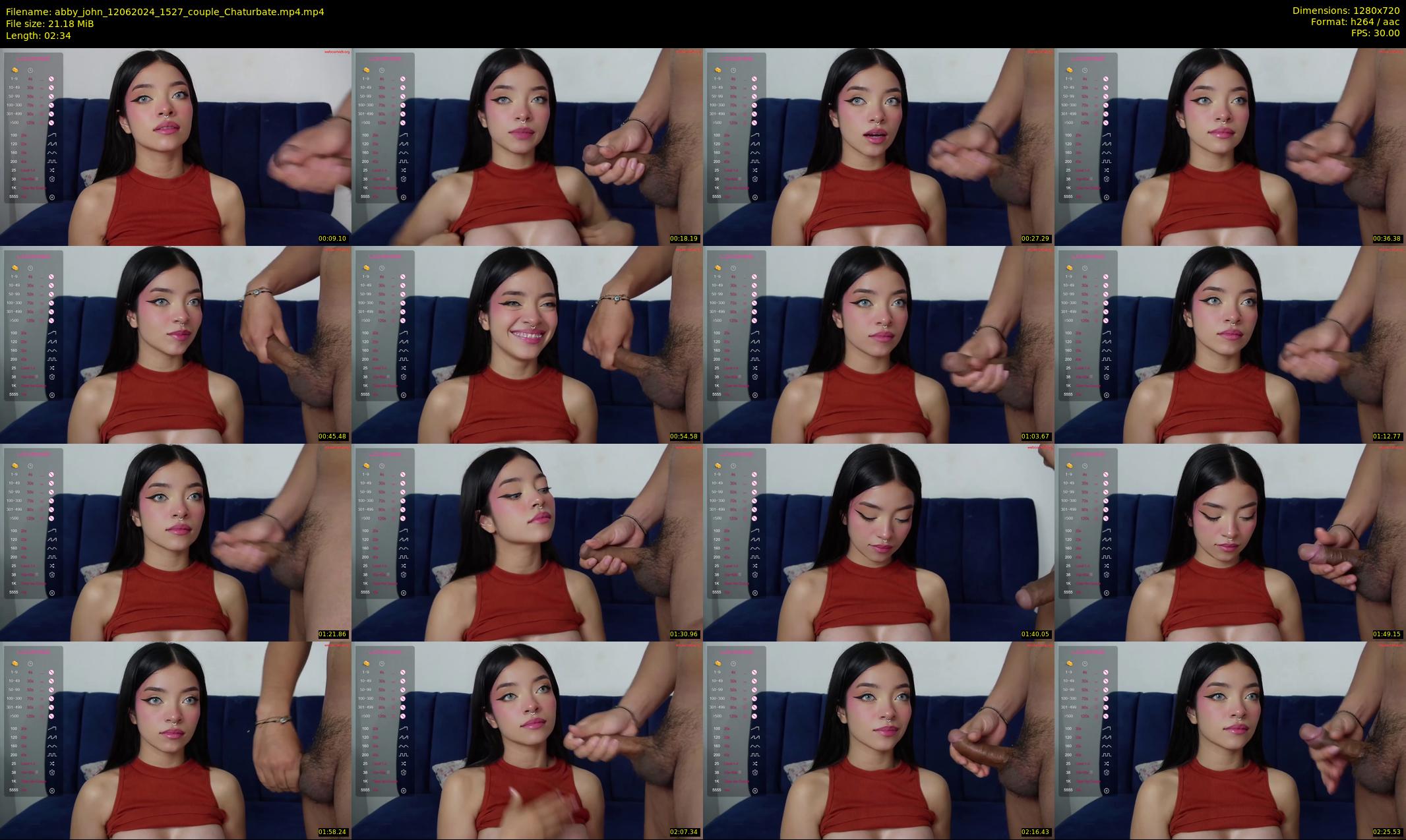 abby_john — 3 minute Chaturbate couple cam show recording, 720p, Jun 12, 2024