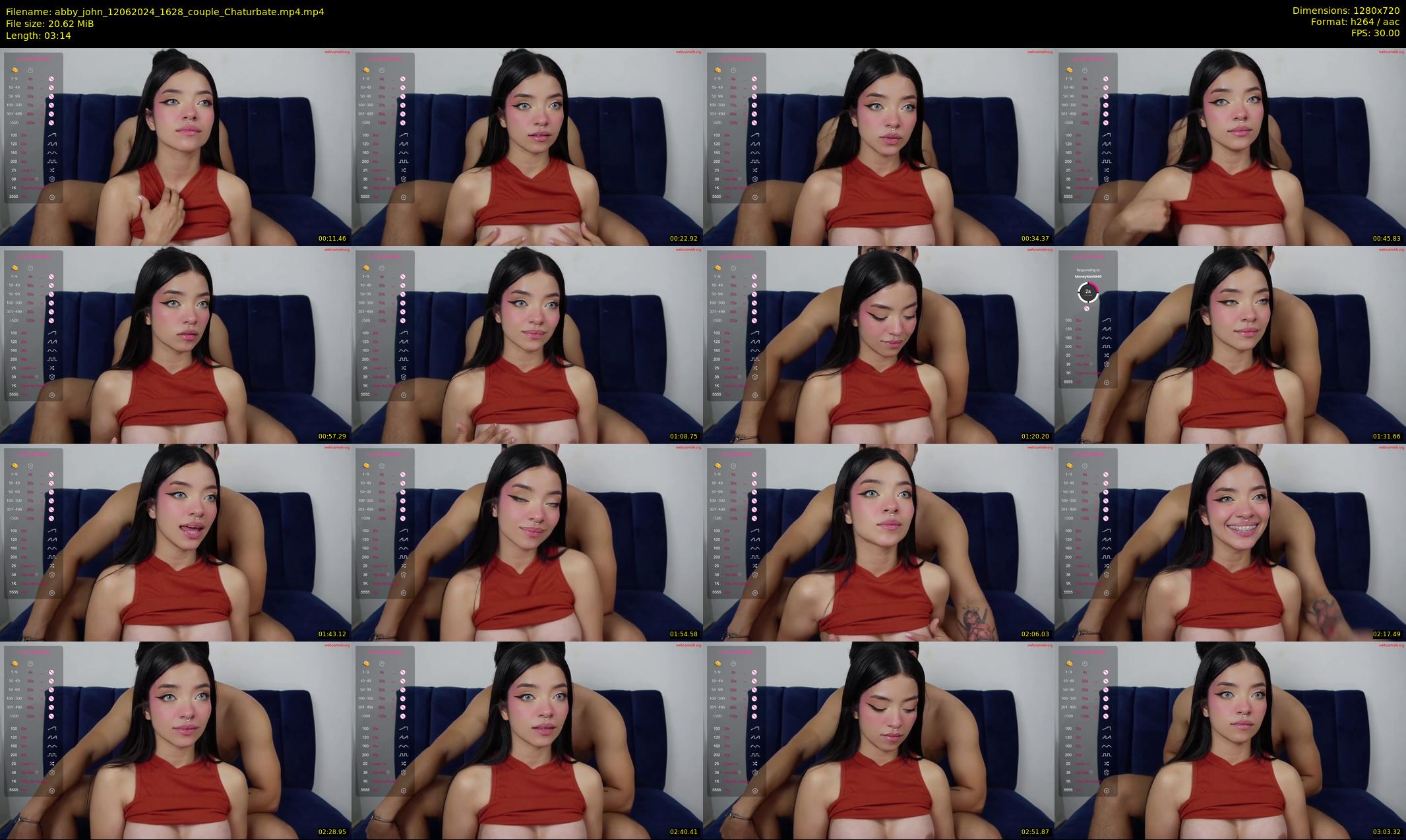 abby_john — 4 minute Chaturbate couple cam show recording, 720p, Jun 12, 2024