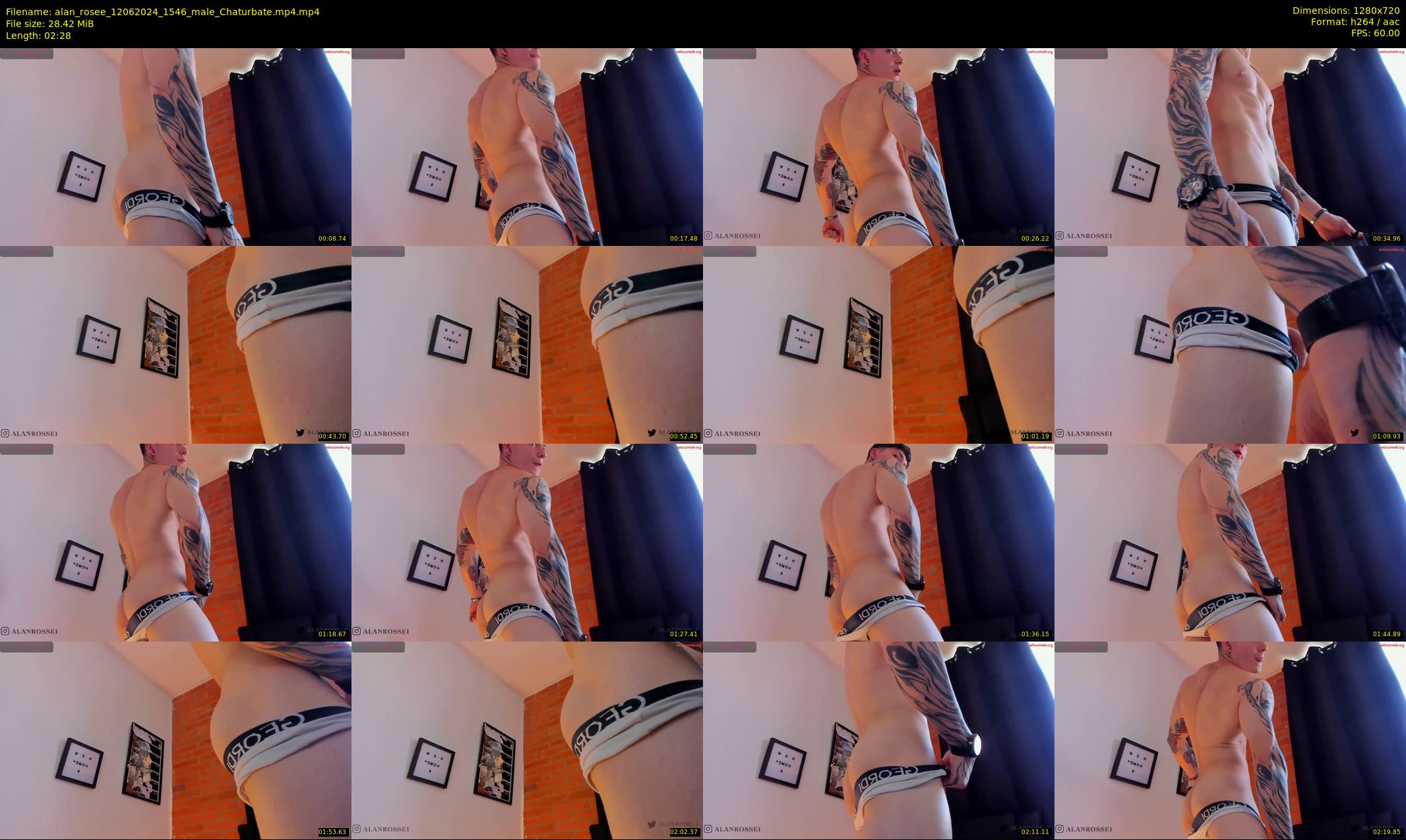alan_rosee — 3 minute Chaturbate male cam show recording, 720p, Jun 12, 2024