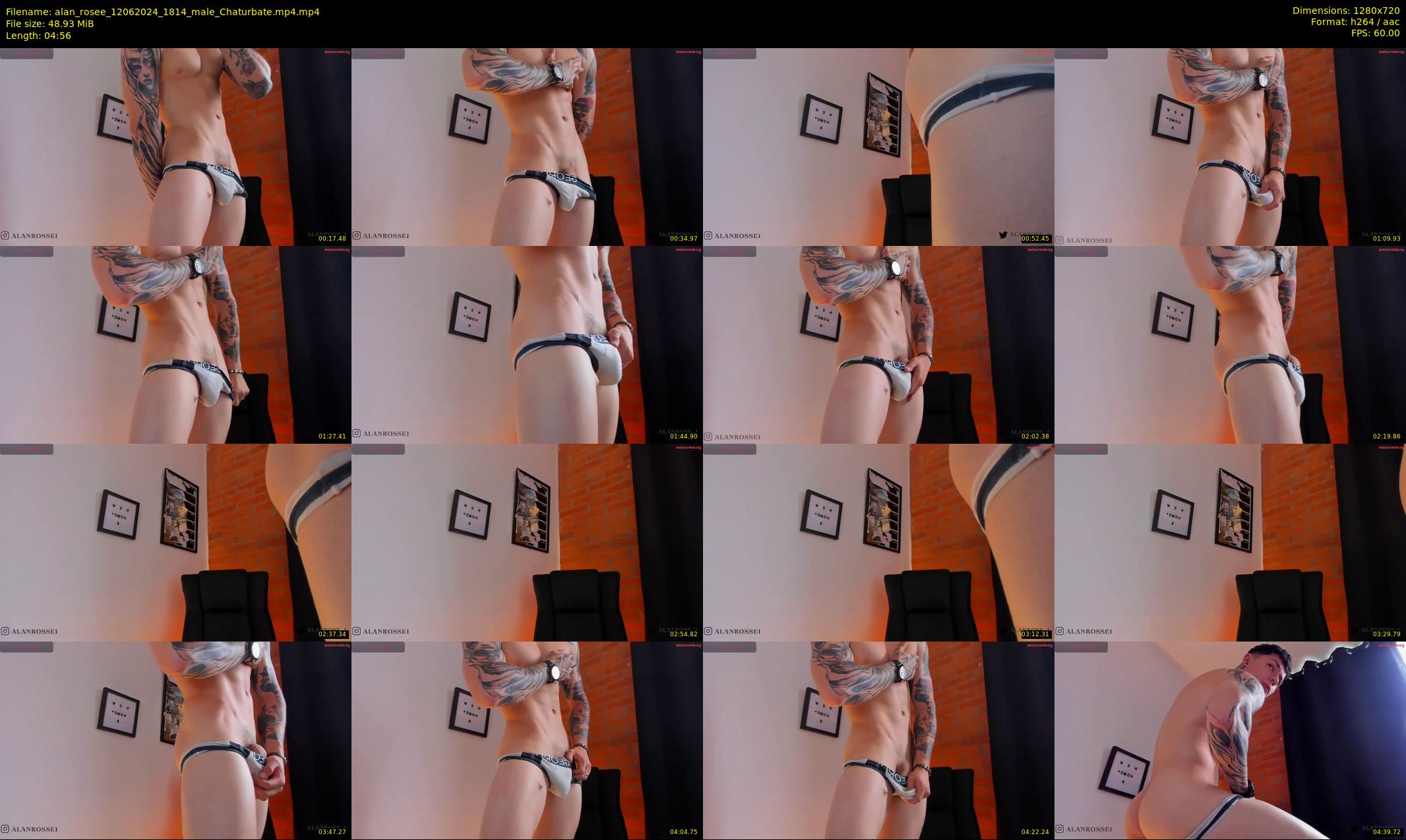 alan_rosee — 5 minute Chaturbate male cam show recording, 720p, Jun 12, 2024