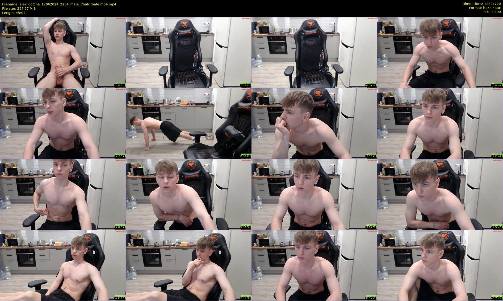 alex_gotcha — 46 minute Chaturbate male cam show recording, 720p, Jun 12, 2024