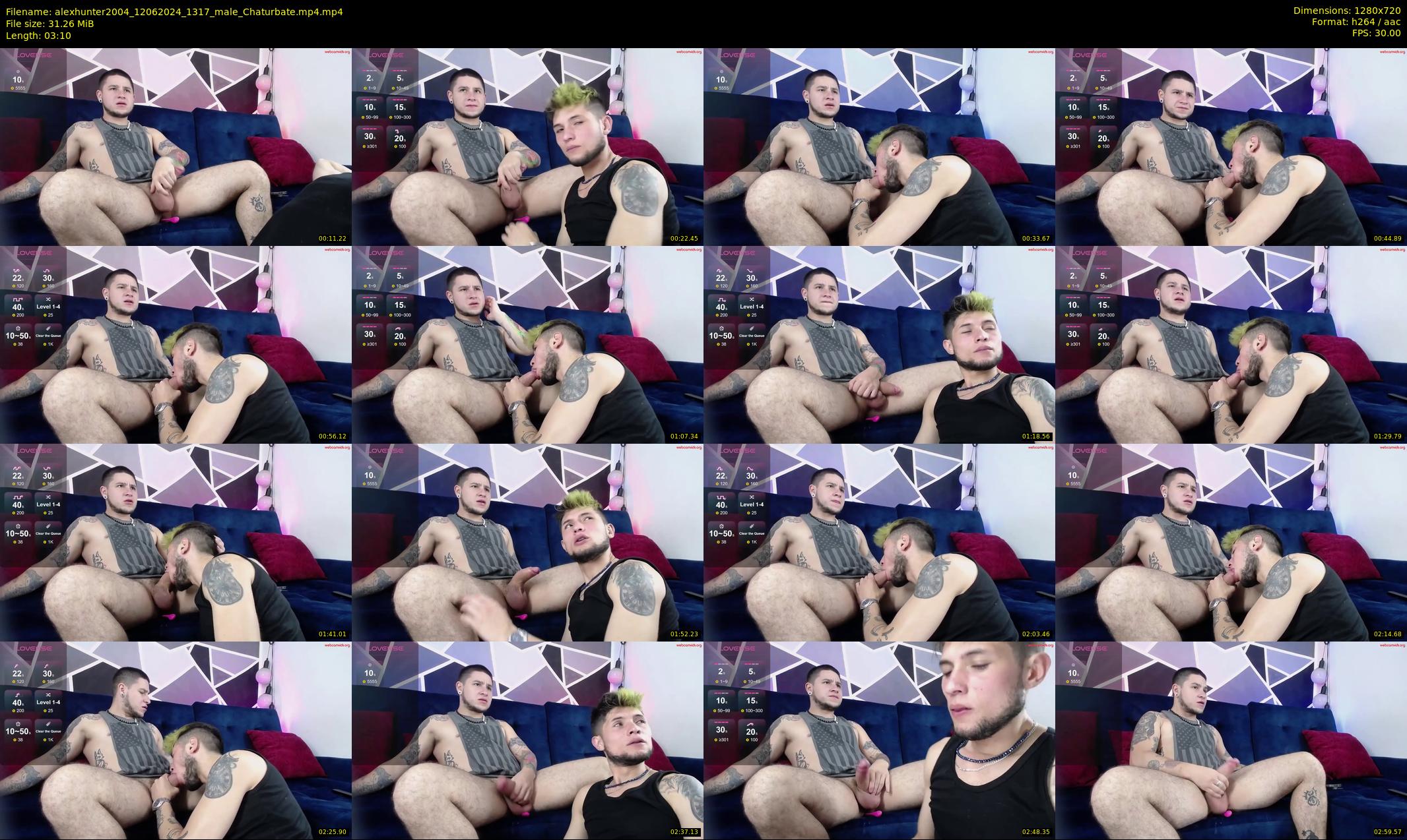 alexhunter2004 — 4 minute Chaturbate male cam show recording, 720p, Jun 12, 2024