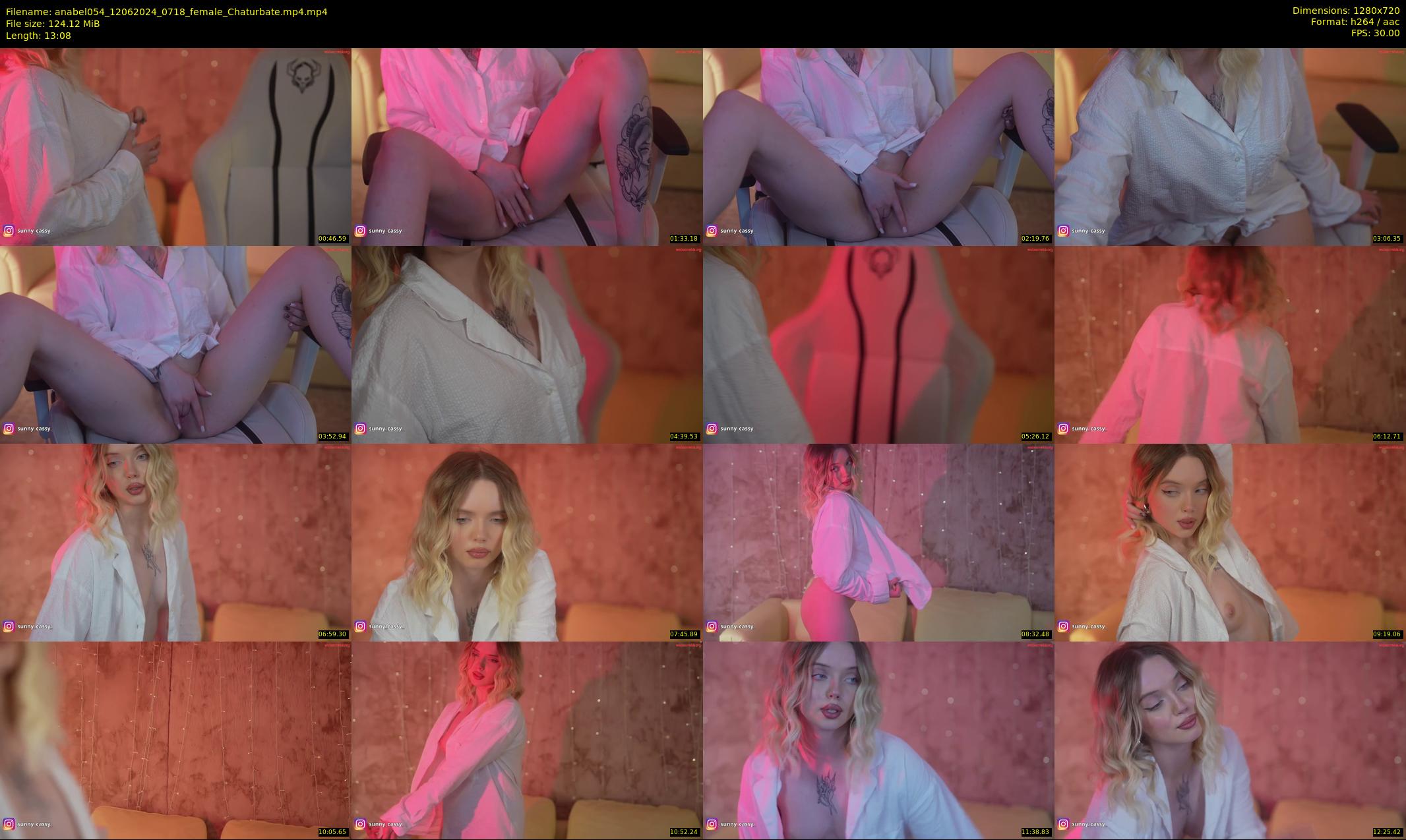 anabel054 — 14 minute Chaturbate female cam show recording, 720p, Jun 12, 2024