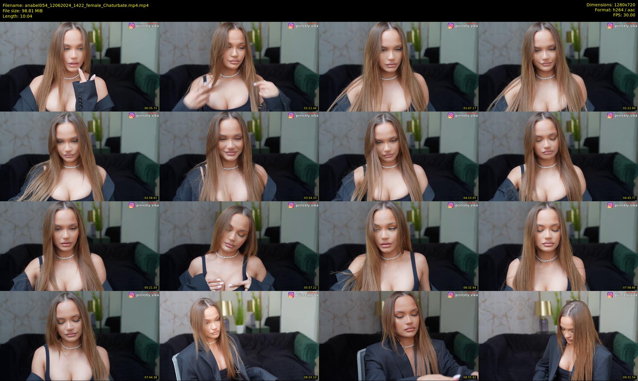 anabel054 — 11 minute Chaturbate female cam show recording, 720p, Jun 12, 2024