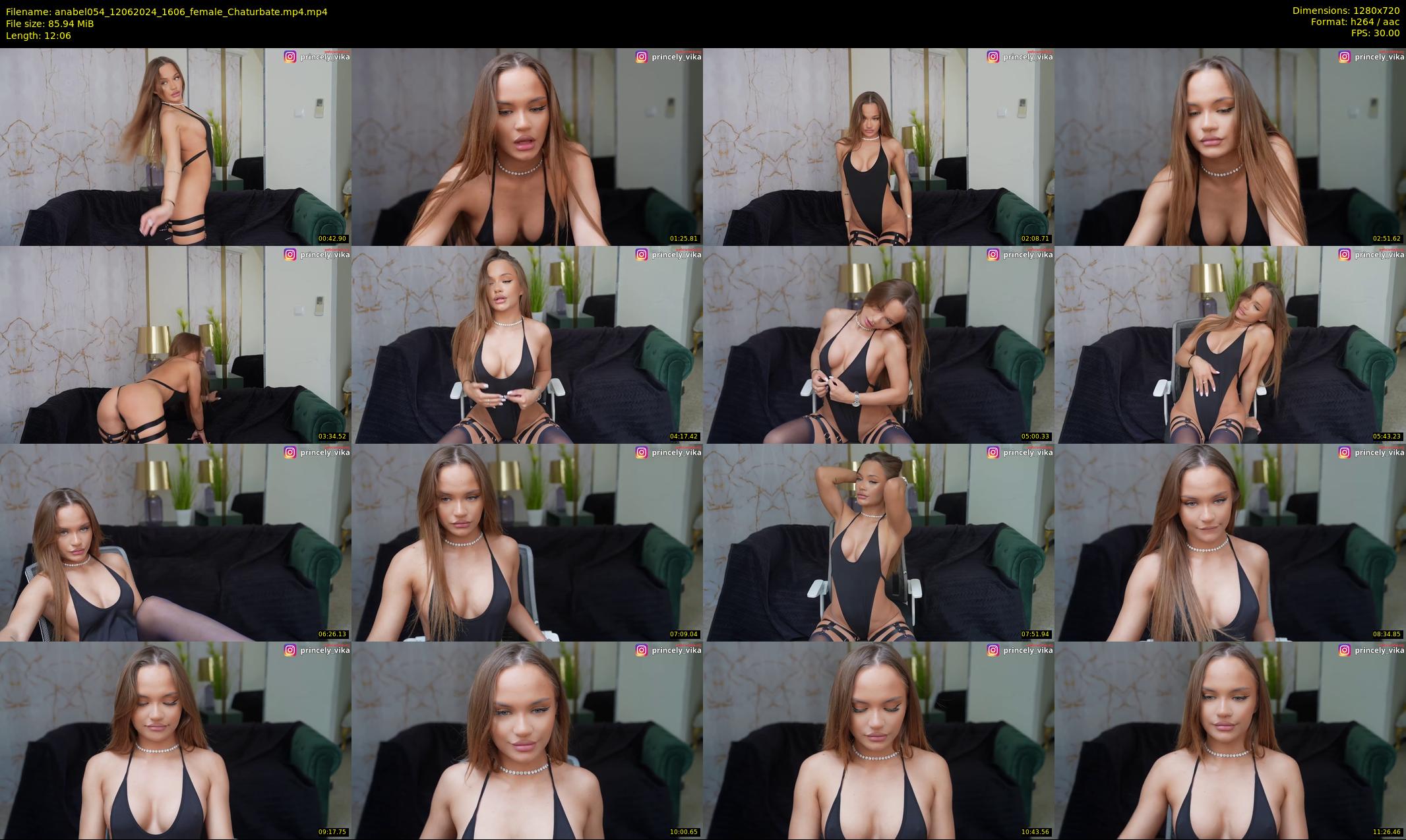 anabel054 — 13 minute Chaturbate female cam show recording, 720p, Jun 12, 2024
