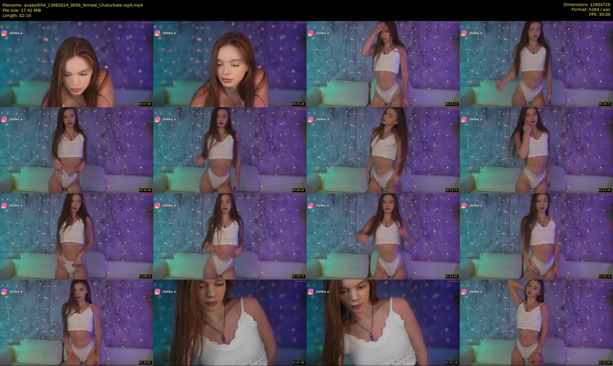 anabel054 — 3 minute Chaturbate female cam show recording, 720p, Jun 13, 2024