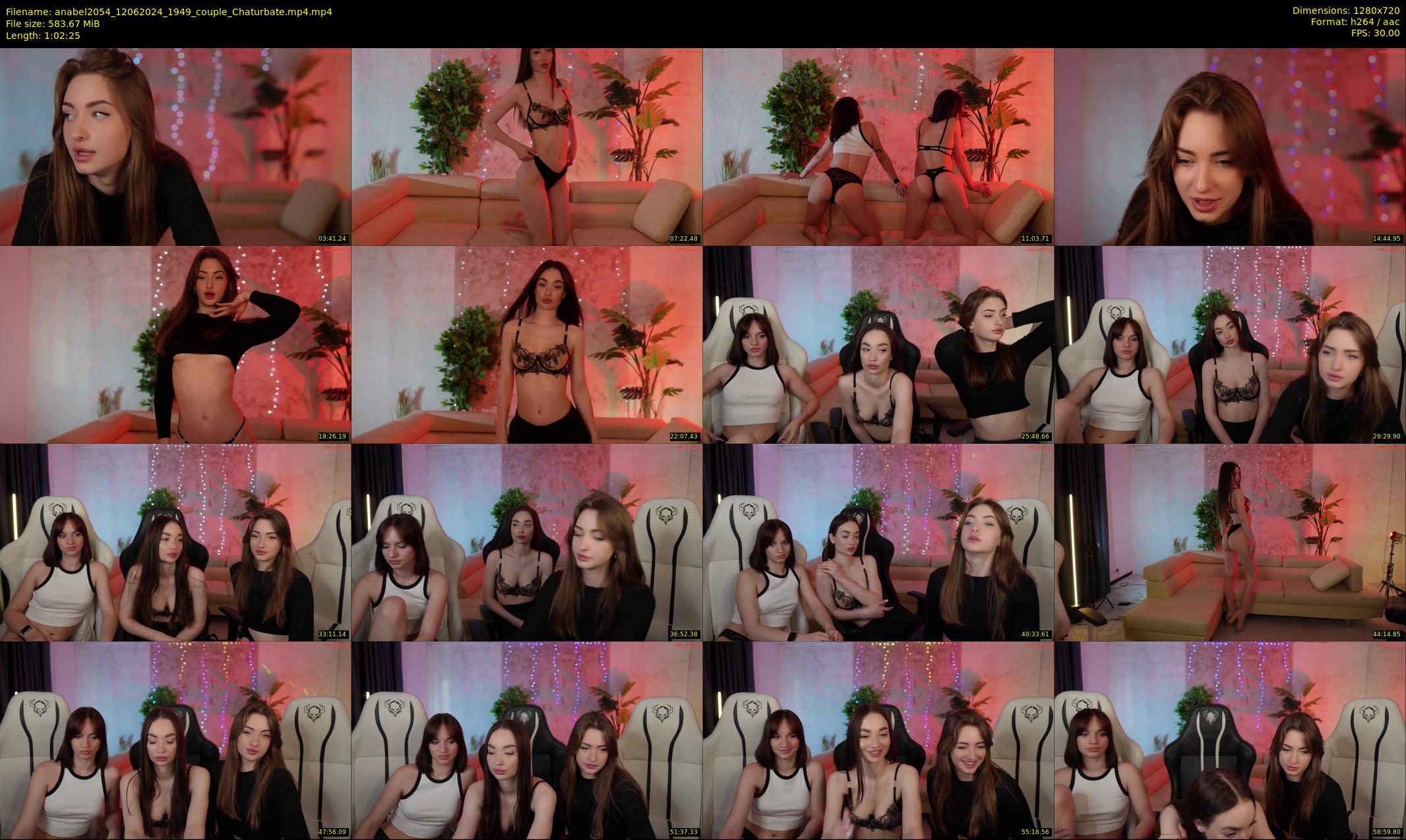 anabel2054 — 63 minute Chaturbate female cam show recording, 720p, Jun 12, 2024