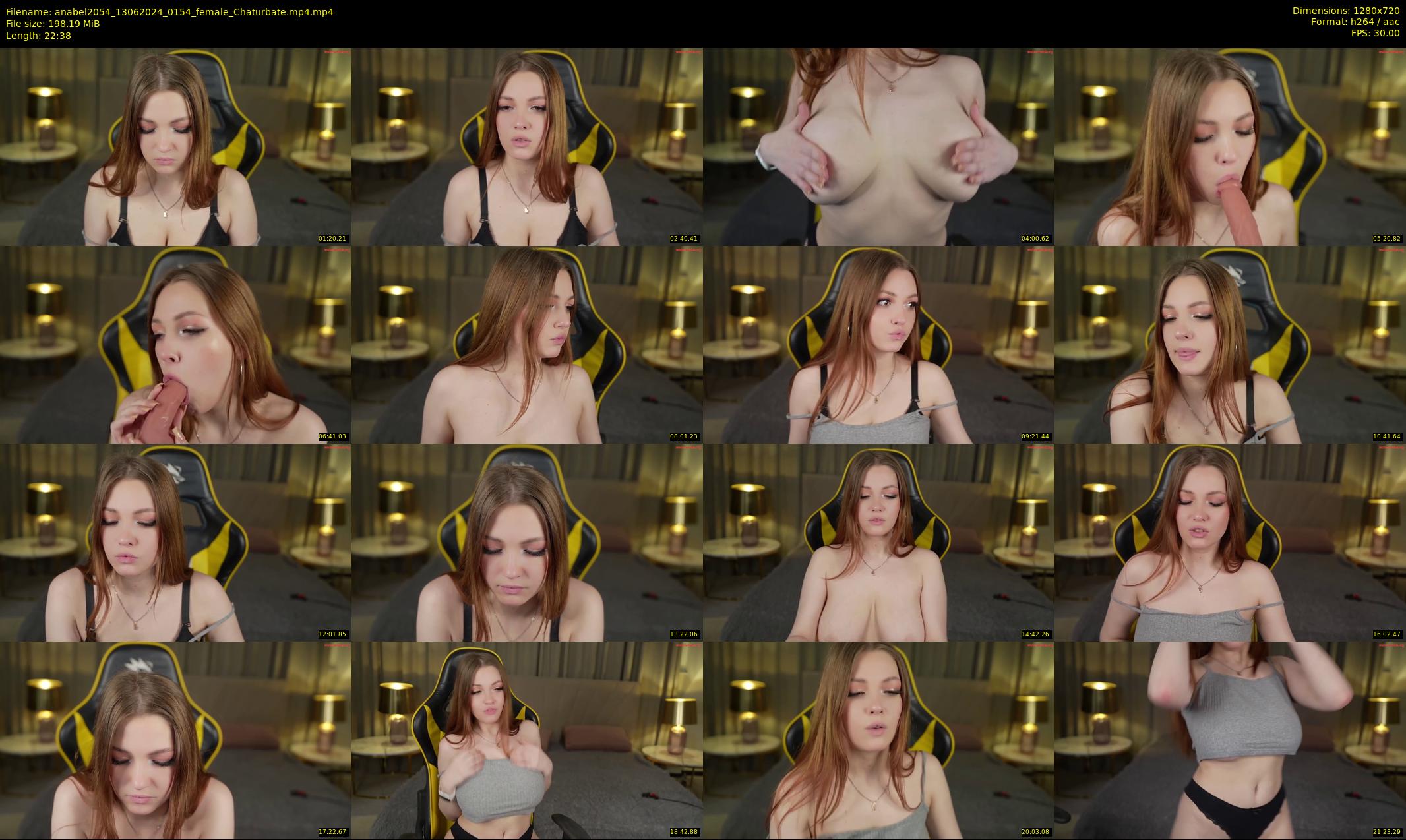 anabel2054 — 23 minute Chaturbate female cam show recording, 720p, Jun 13, 2024