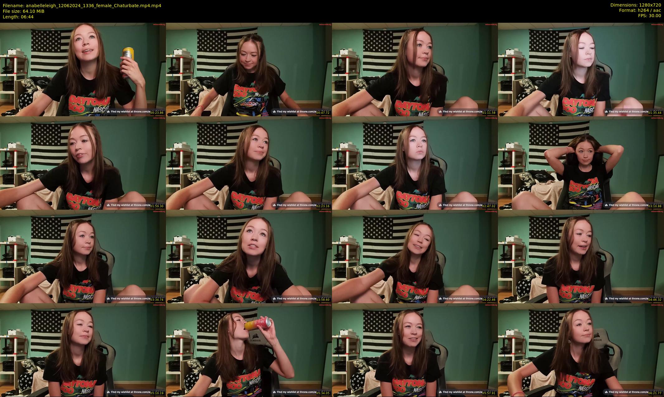 anabelleleigh — 7 minute Chaturbate female cam show recording, 720p, Jun 12, 2024