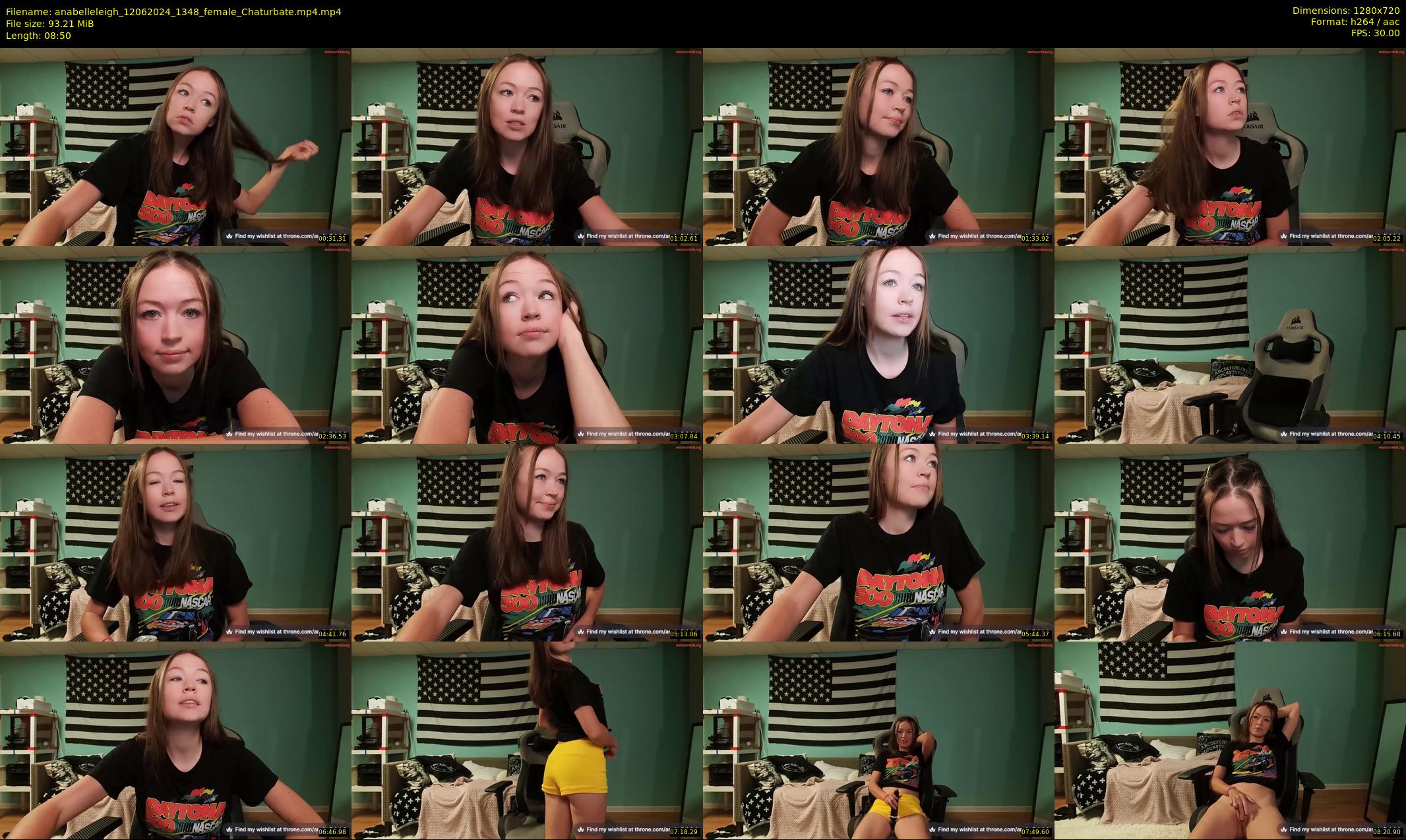 anabelleleigh — 9 minute Chaturbate female cam show recording, 720p, Jun 12, 2024