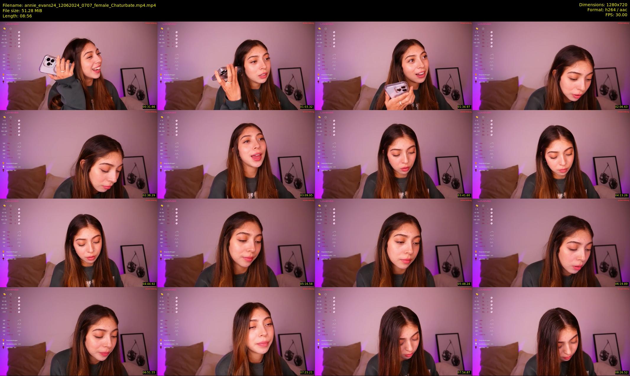 annie_evans24 — 9 minute Chaturbate female cam show recording, 720p, Jun 12, 2024