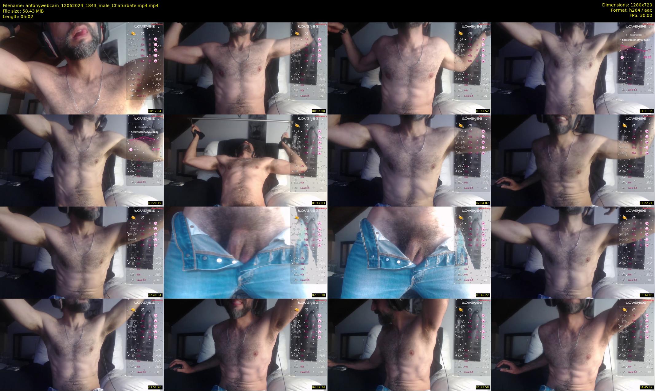 antonywebcam — 6 minute Chaturbate male cam show recording, 720p, Jun 12, 2024